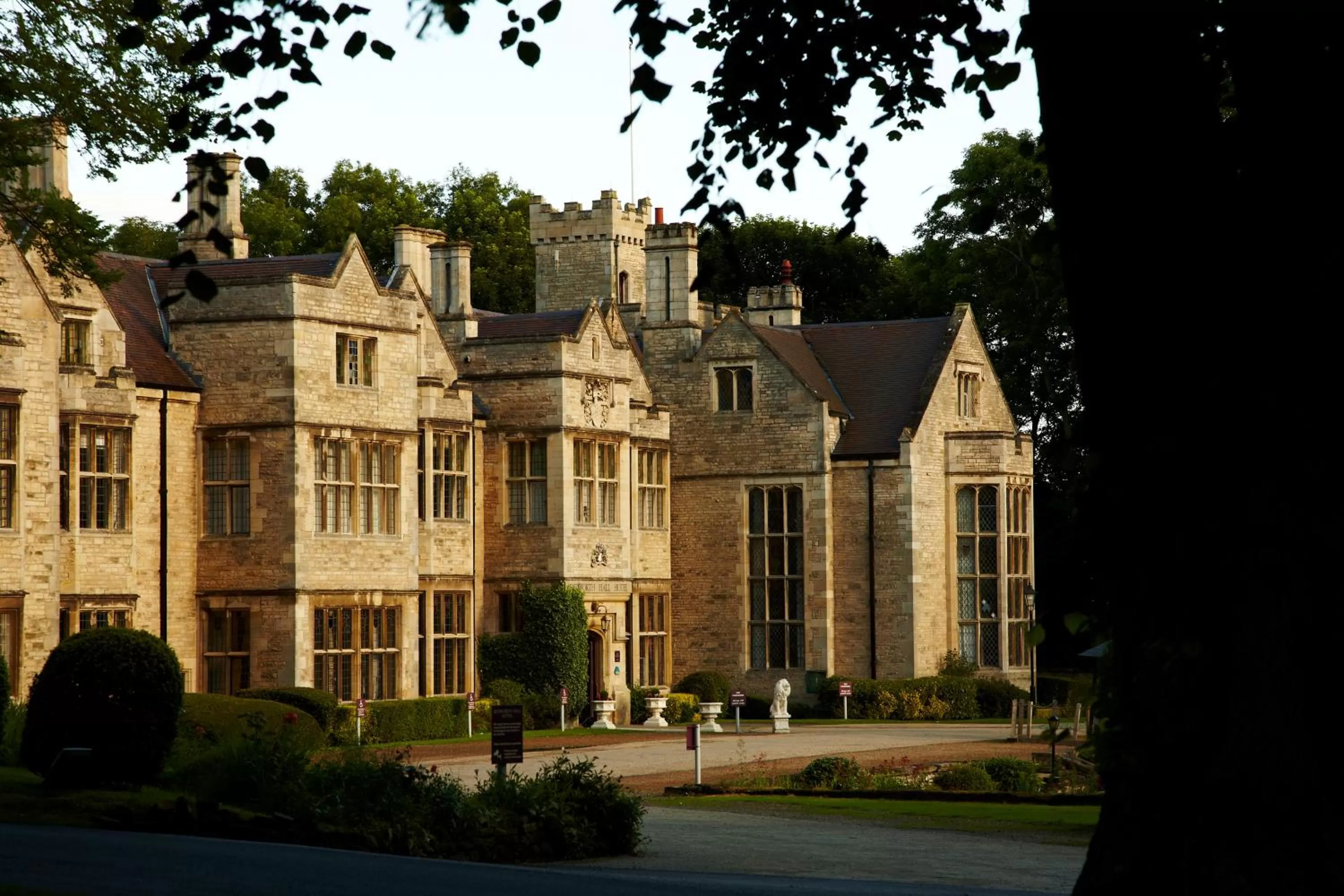Facade/entrance in Redworth Hall Hotel- Part of the Cairn Collection