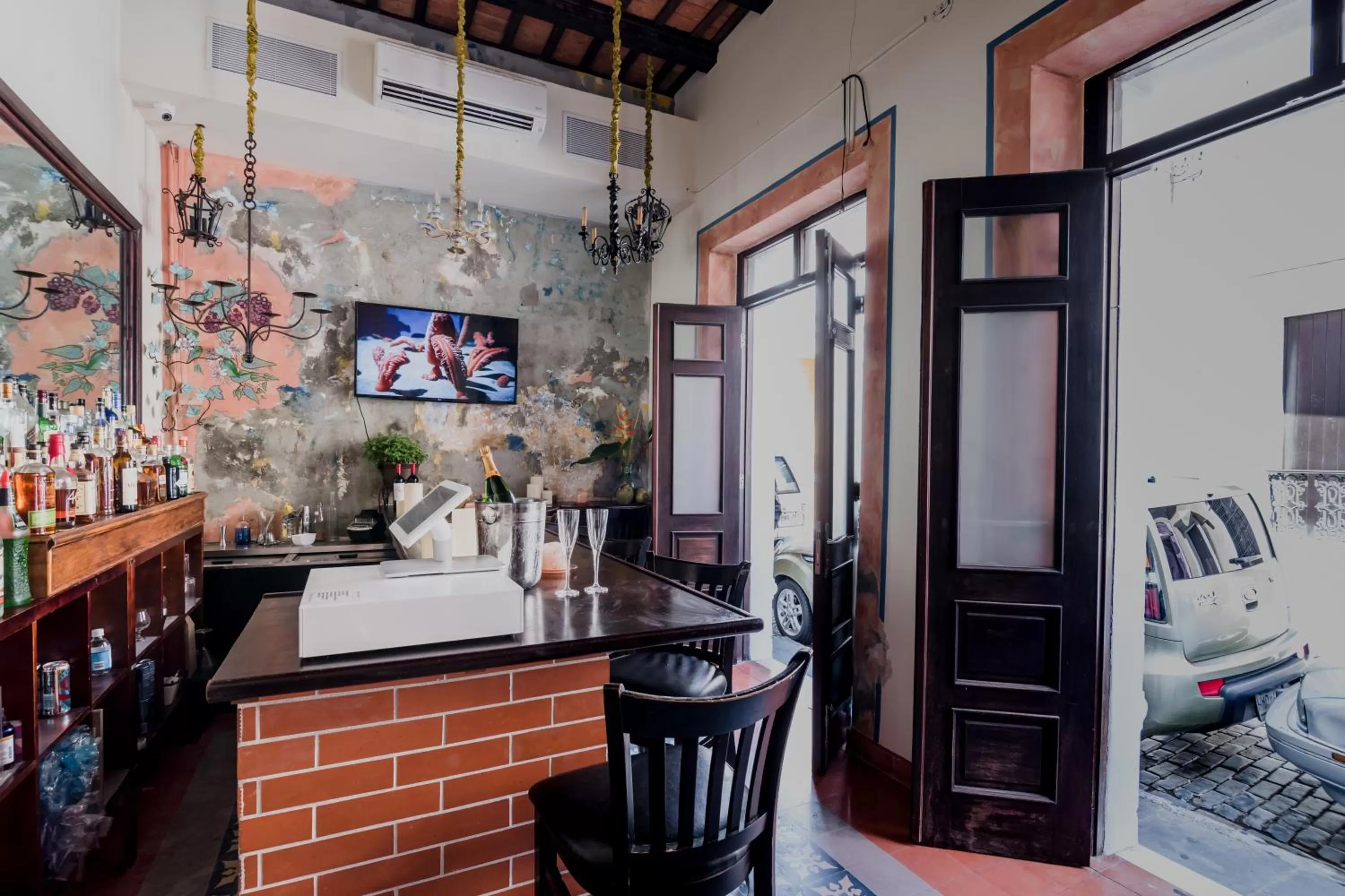 Lounge or bar in La Terraza de San Juan