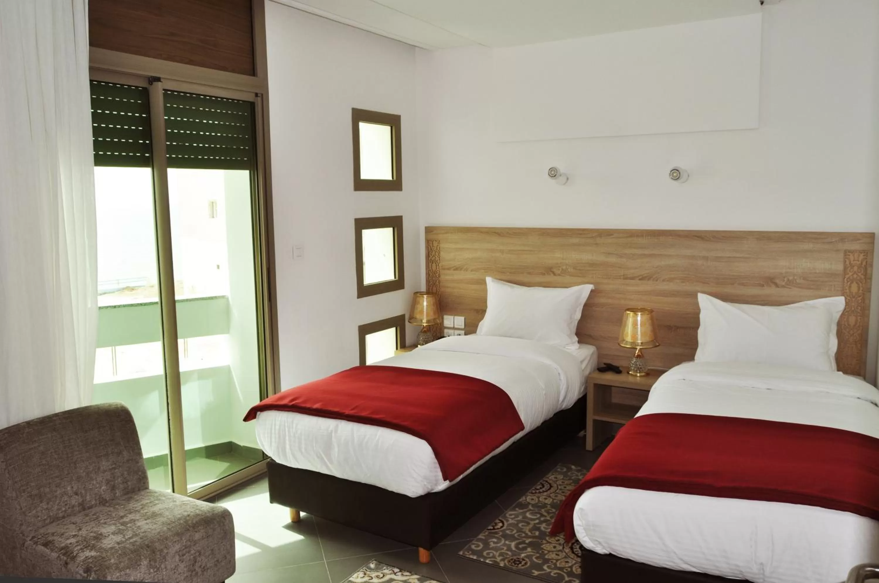 Bed in Dakhla Sur Mer Hôtel