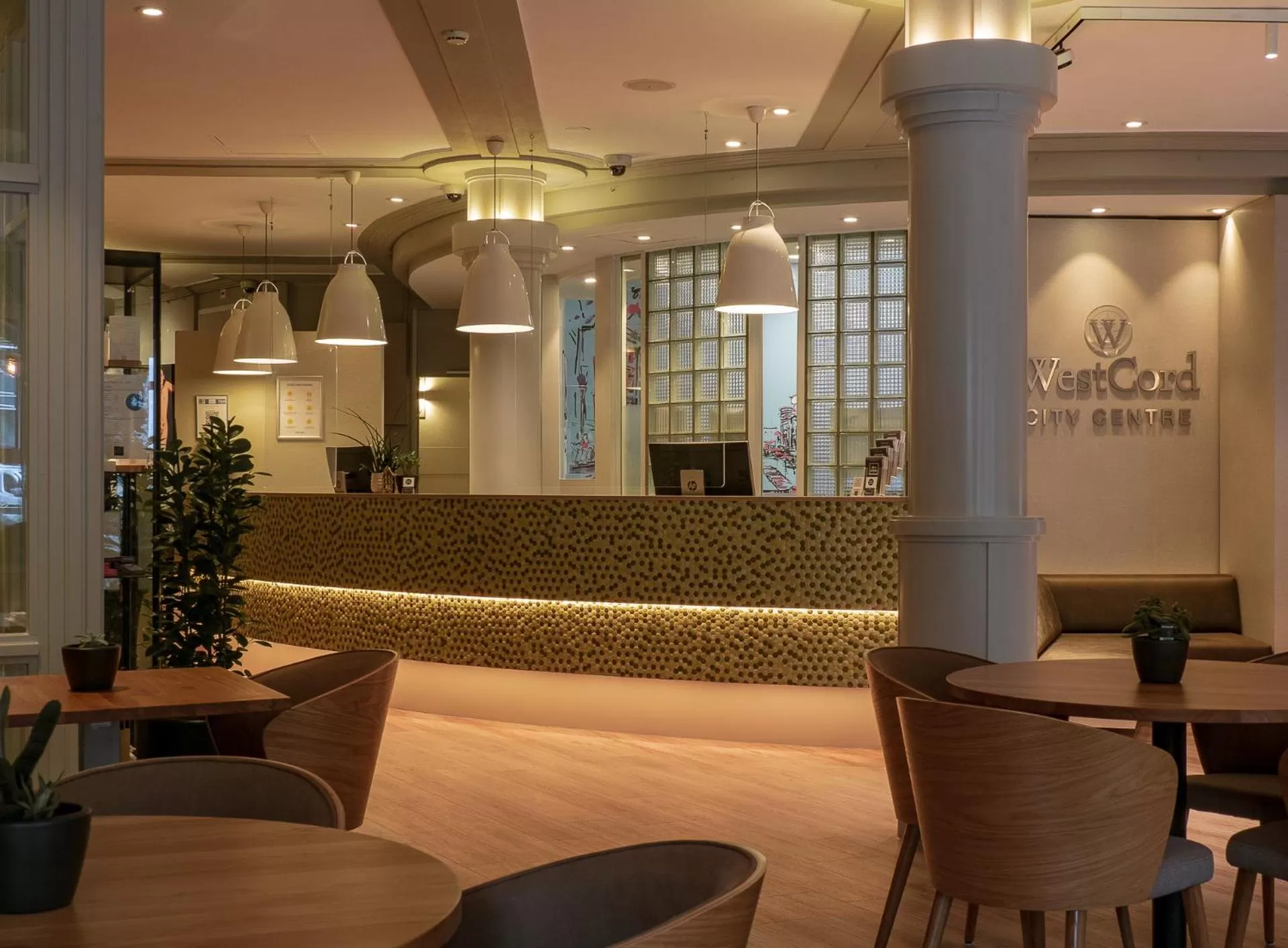 Lobby or reception in WestCord City Centre Hotel