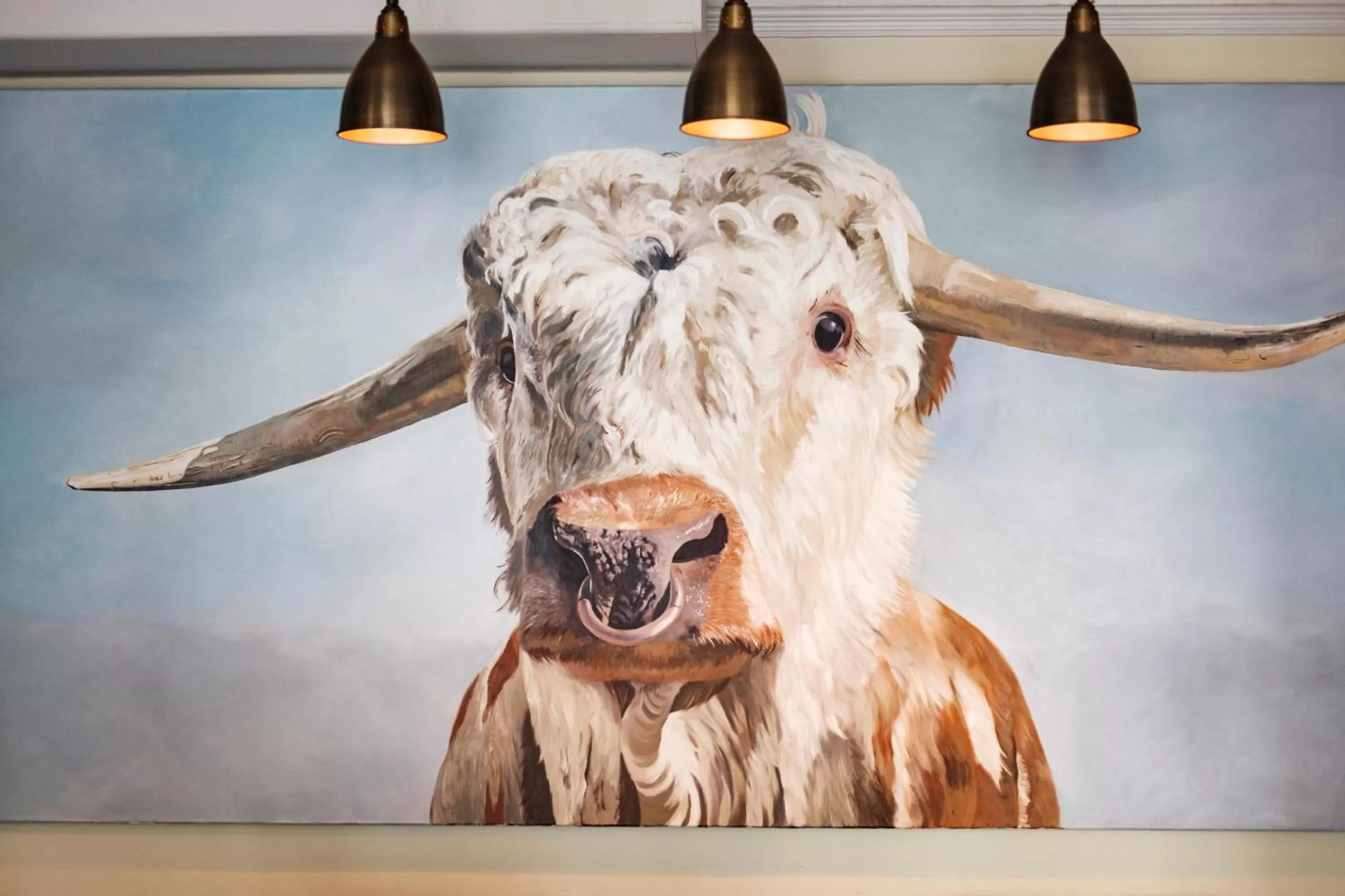 Decorative detail in The Bull Hotel