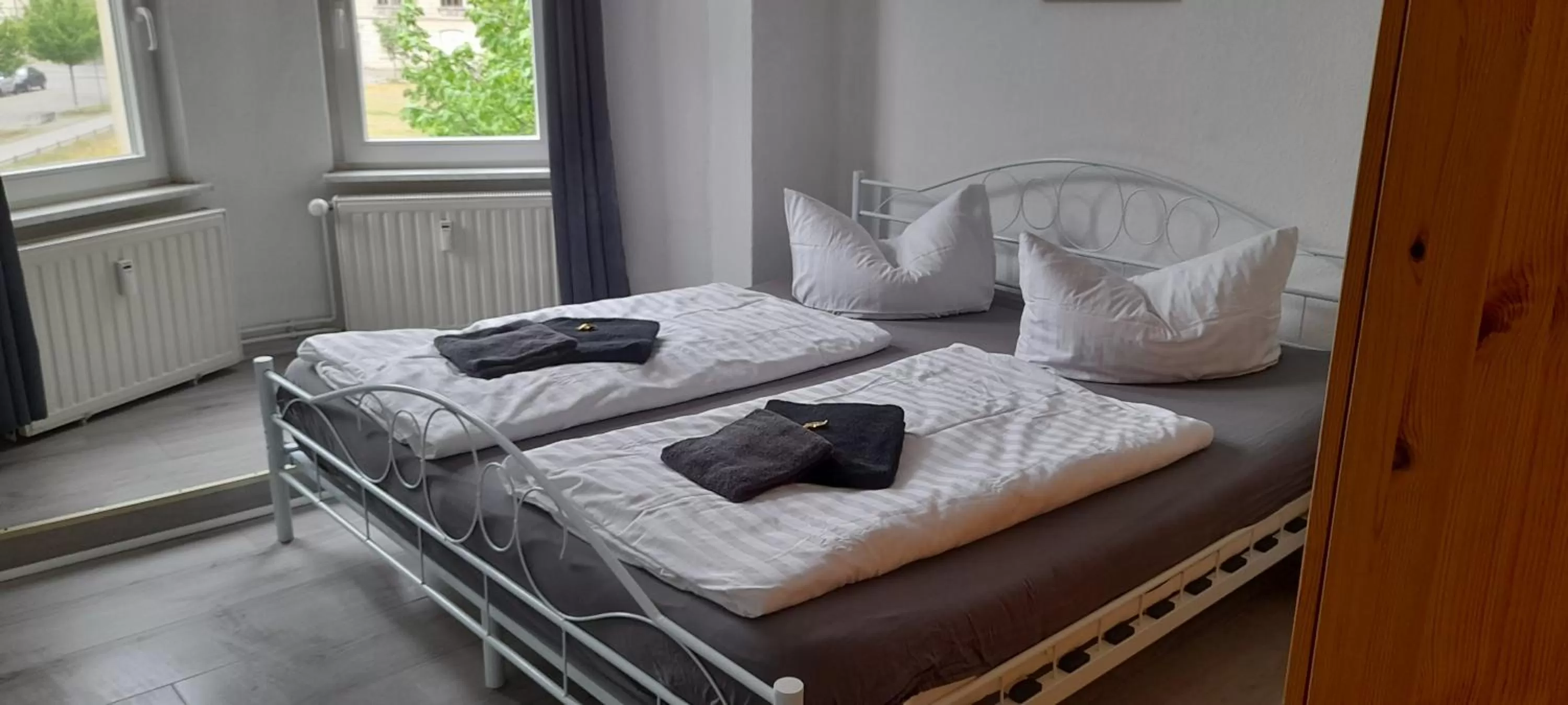 Bed in Apartment-Hotel Schillerplatz