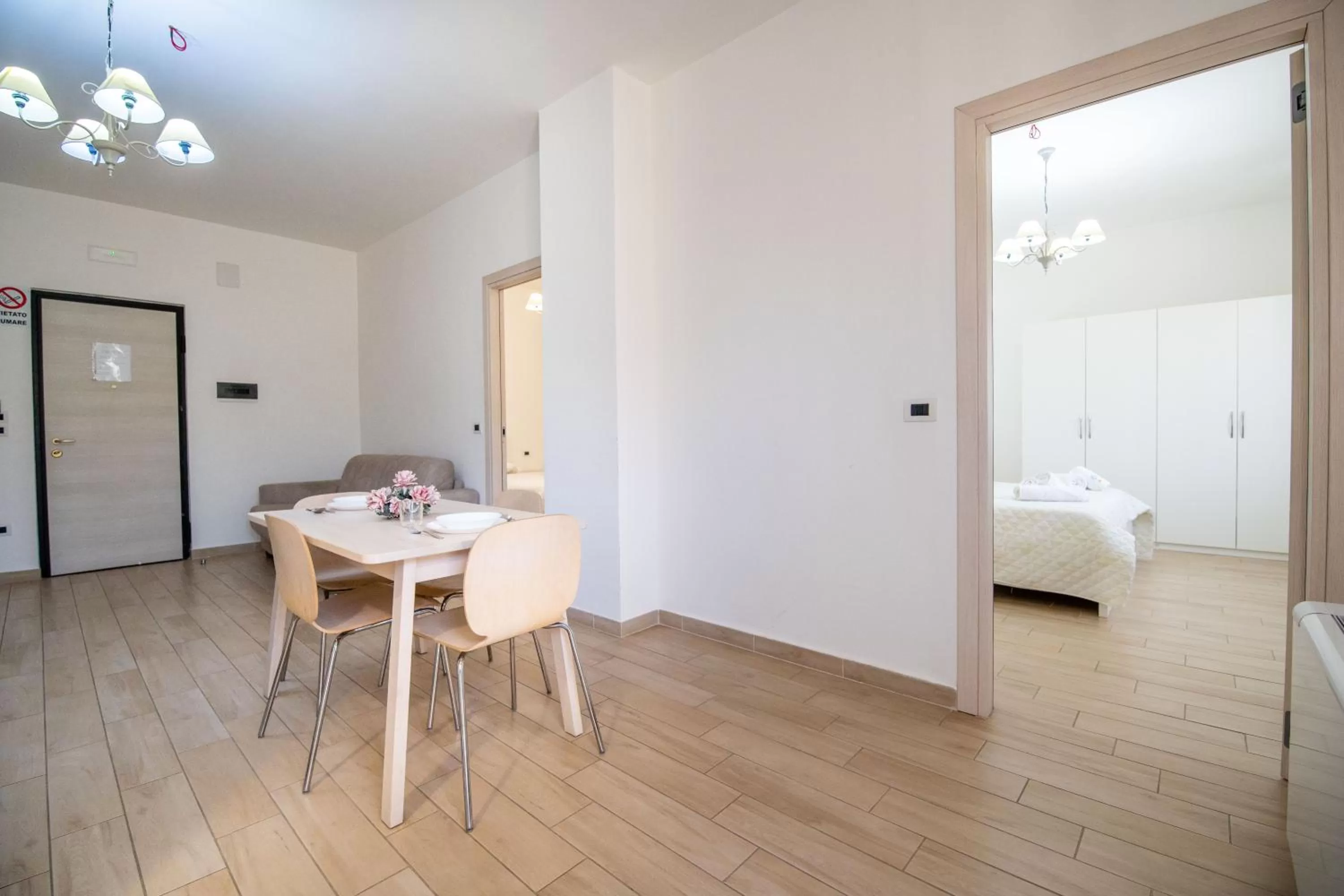 Living room, Bed in Residence O'Sole Mio Pompei