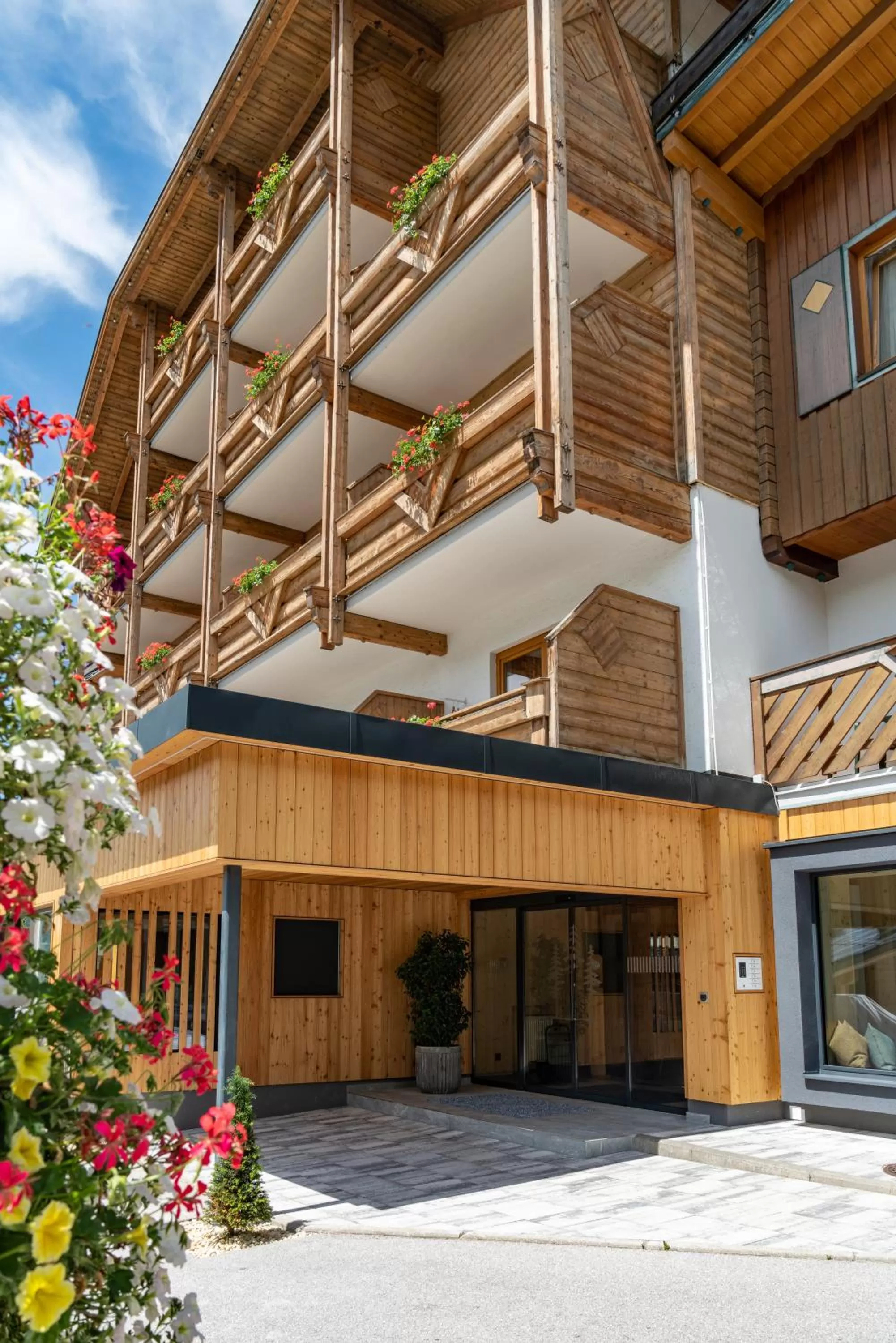 Property building in Ferienalm Panorama Hotel