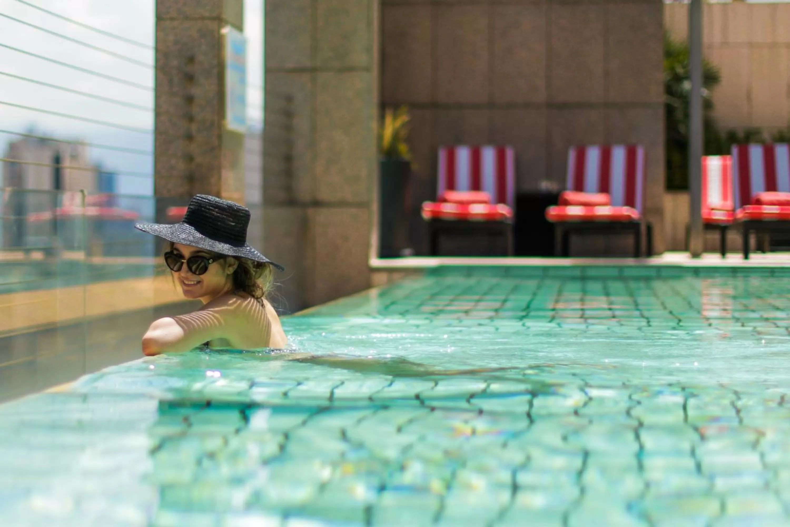 Swimming pool in Gefinor Rotana – Beirut