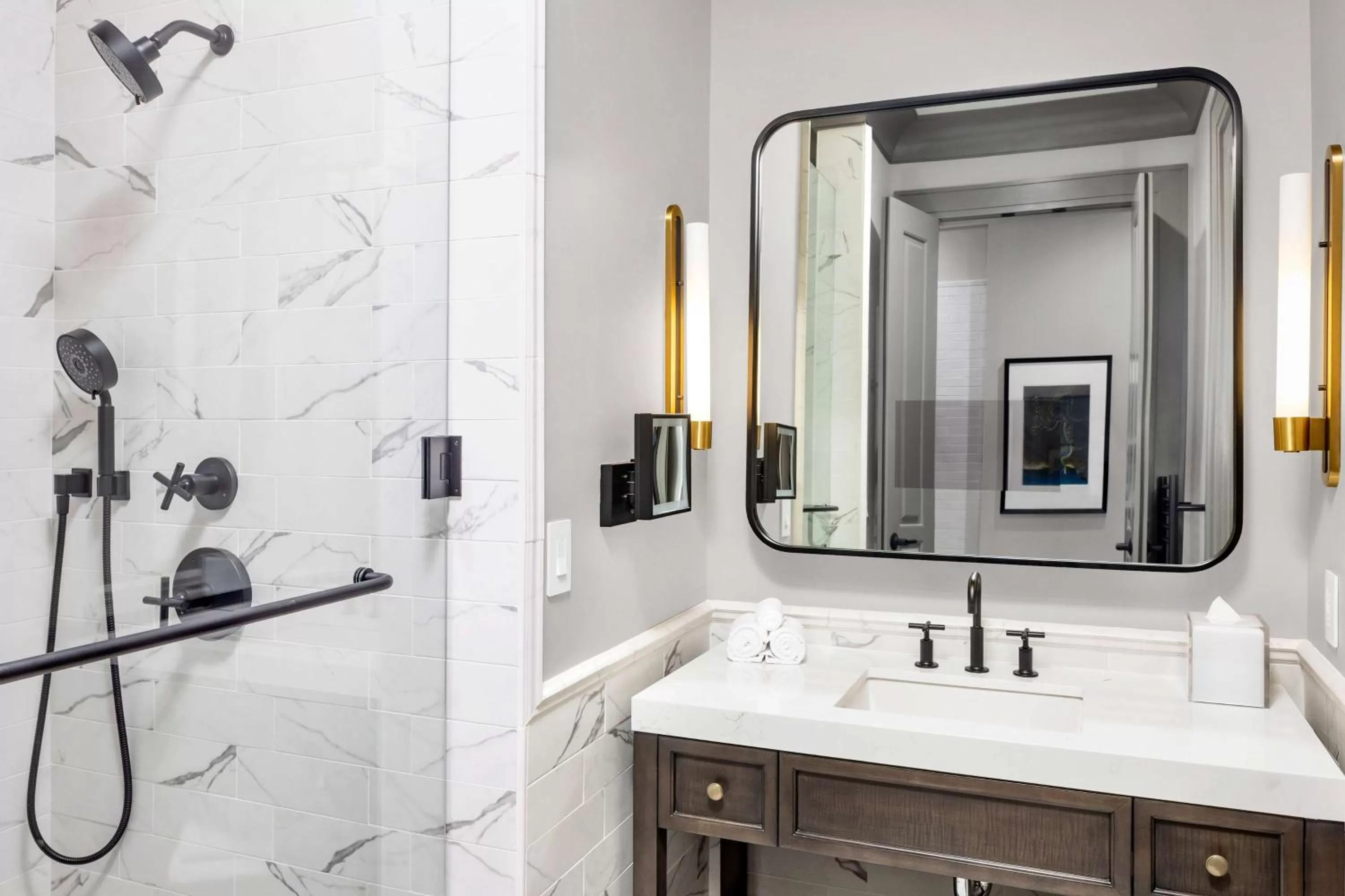 Shower in Hilton Club Liberty Place Charleston