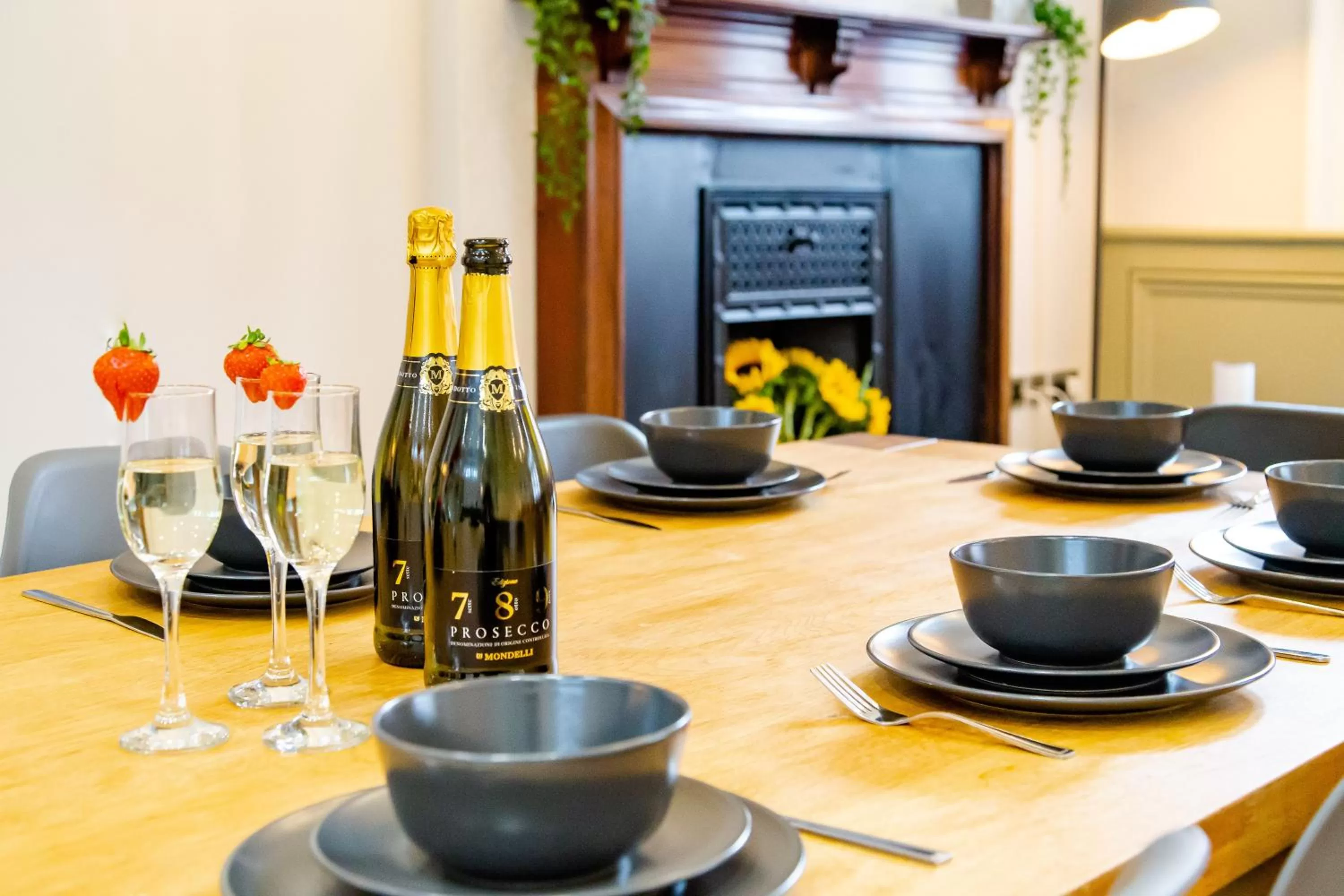 Seating area in Goodramgate Apartments