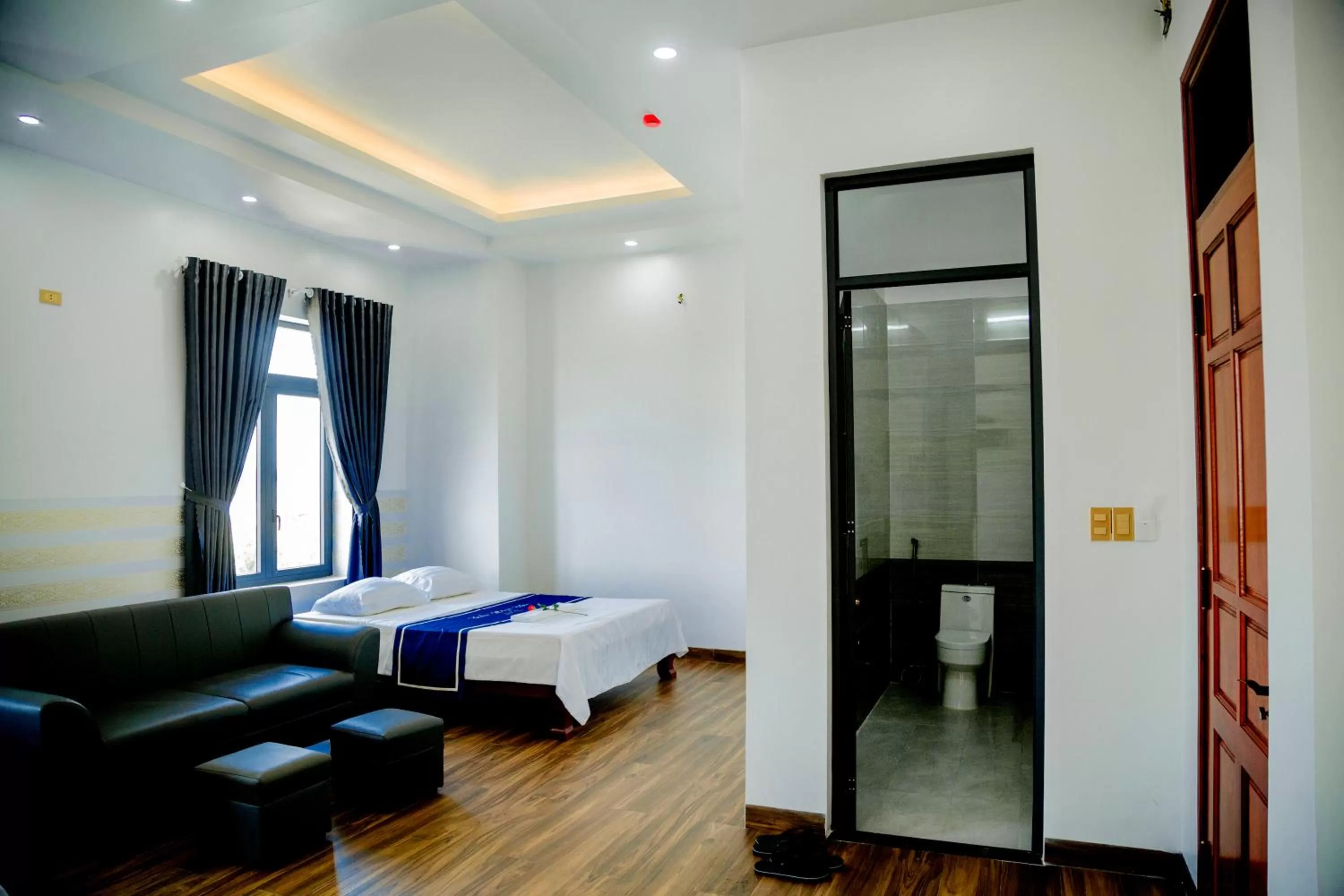 Bed in Châu Ngọc Viên Hotel - Biển Mỹ Khê - Quảng Ngãi