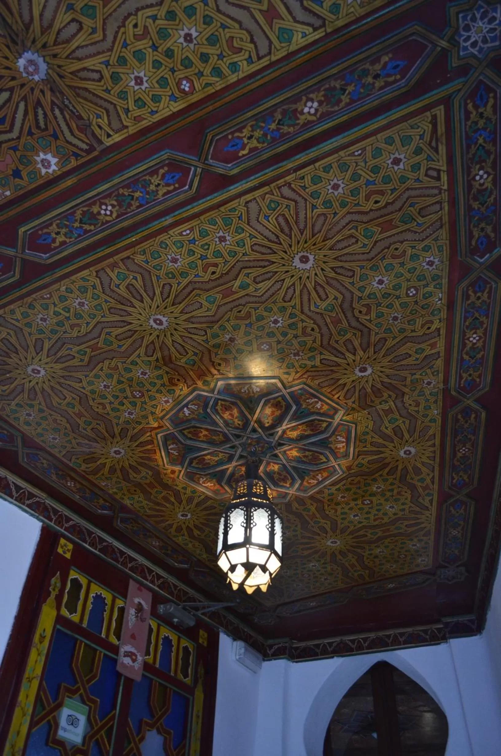 Decorative detail in Dar Meziana