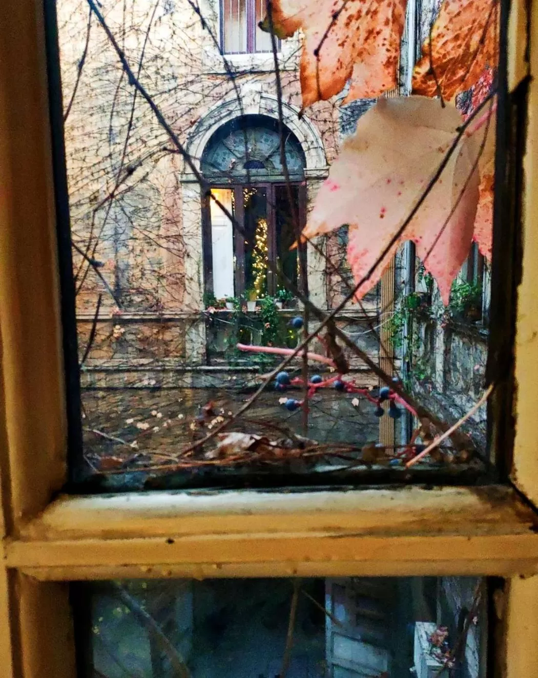 Inner courtyard view in Hotel Biscari