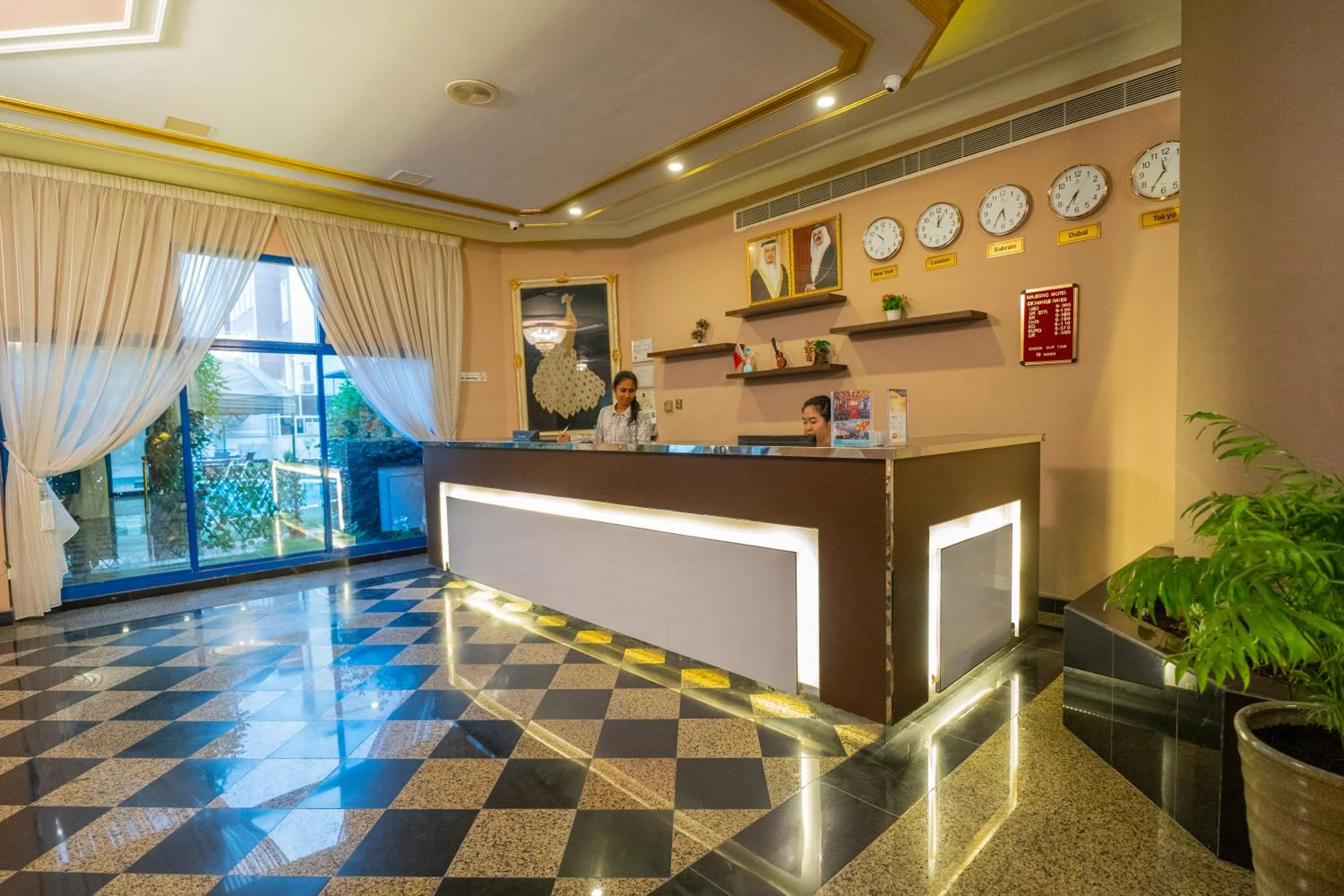 Lobby or reception in Majestic Hotel