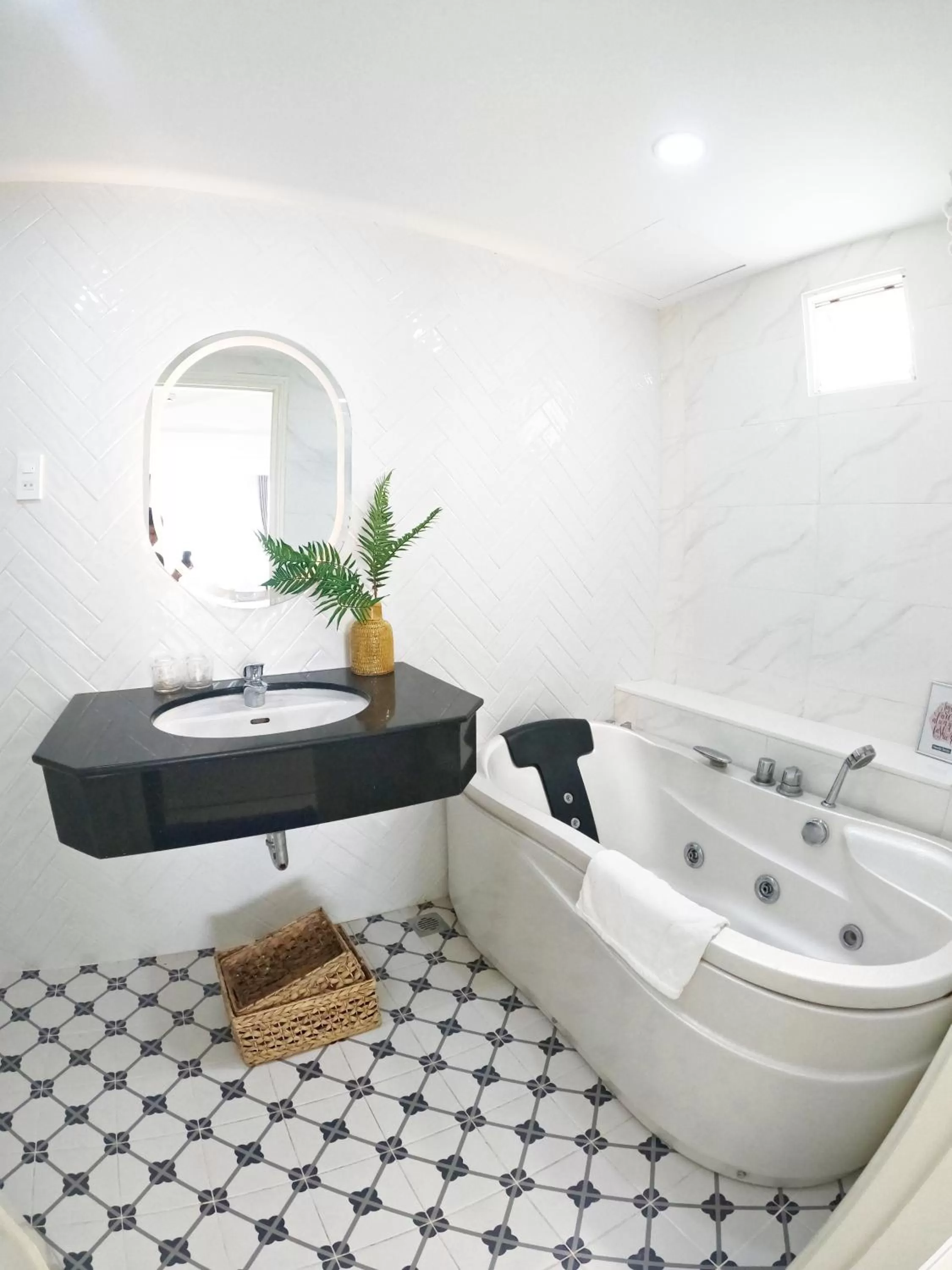 Bathroom in Dinh Phat Hotel