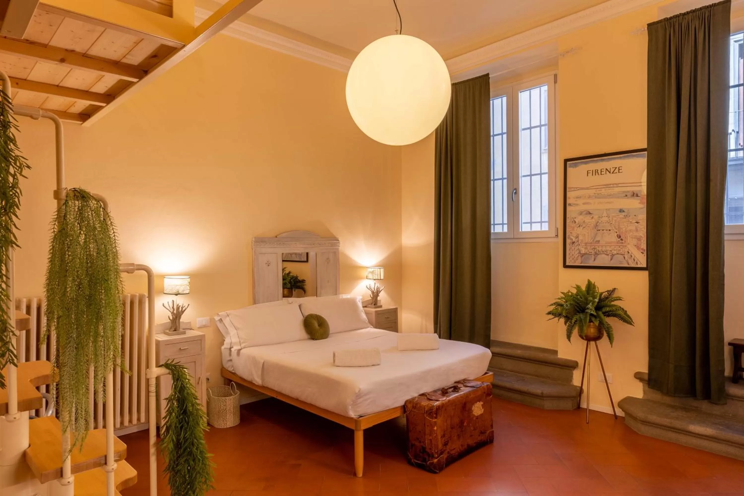 Bedroom, Bed in Secret Garden Firenze B&B