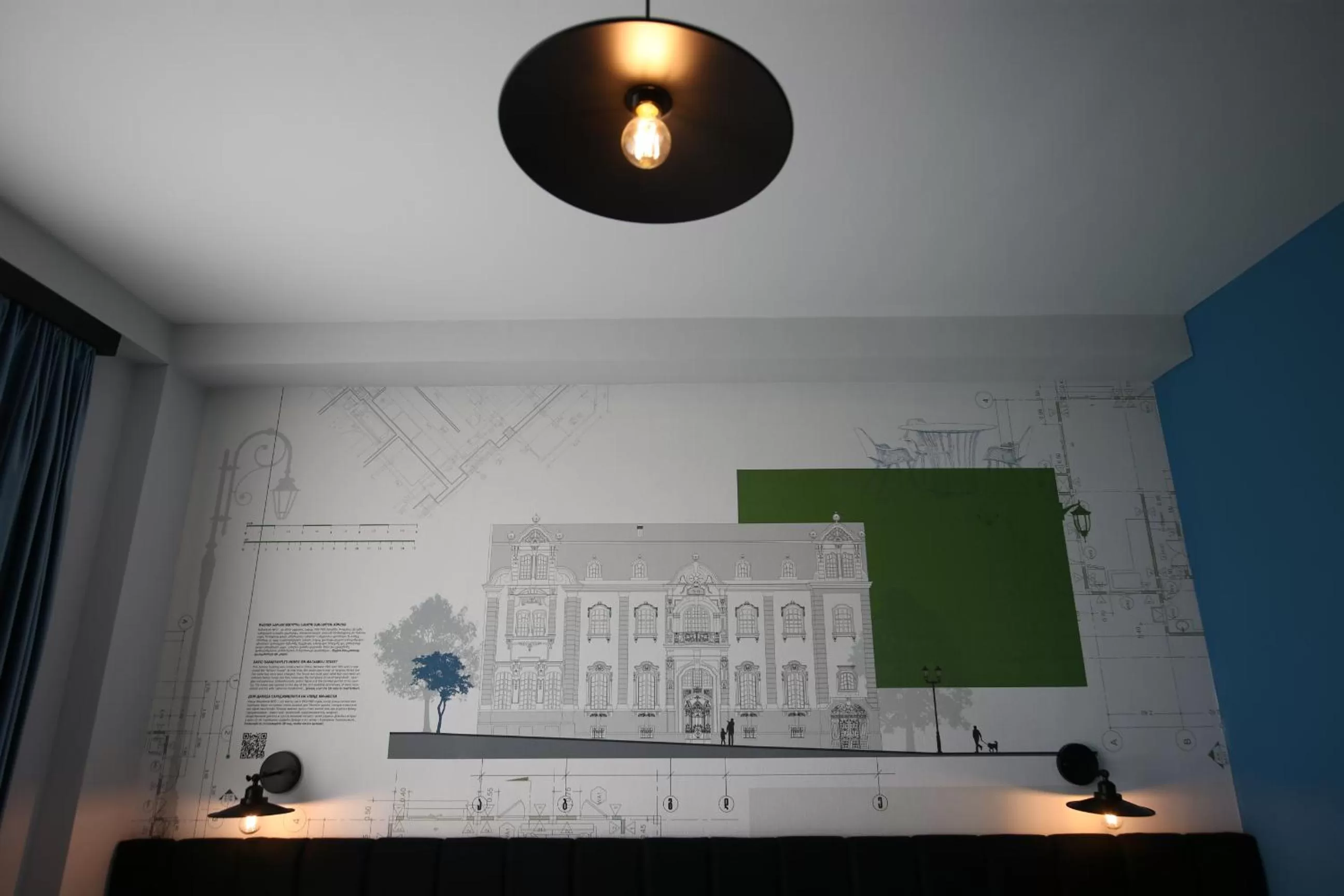 Decorative detail in Graphica Tbilisi Hotel