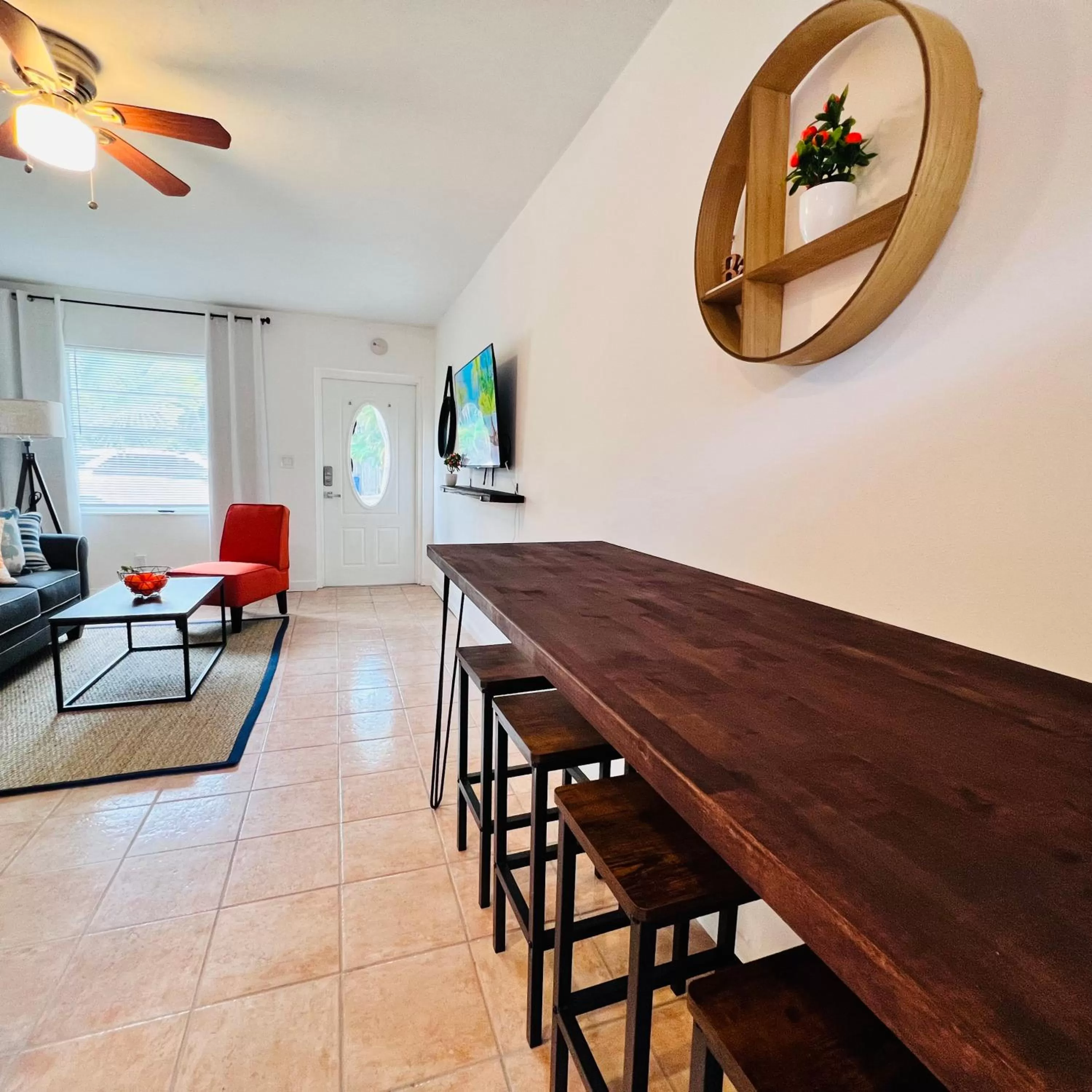 Living room in CocoBay 2BR Condos Near Beach, Galleria Mall, Wilton Manors, Cruise Port