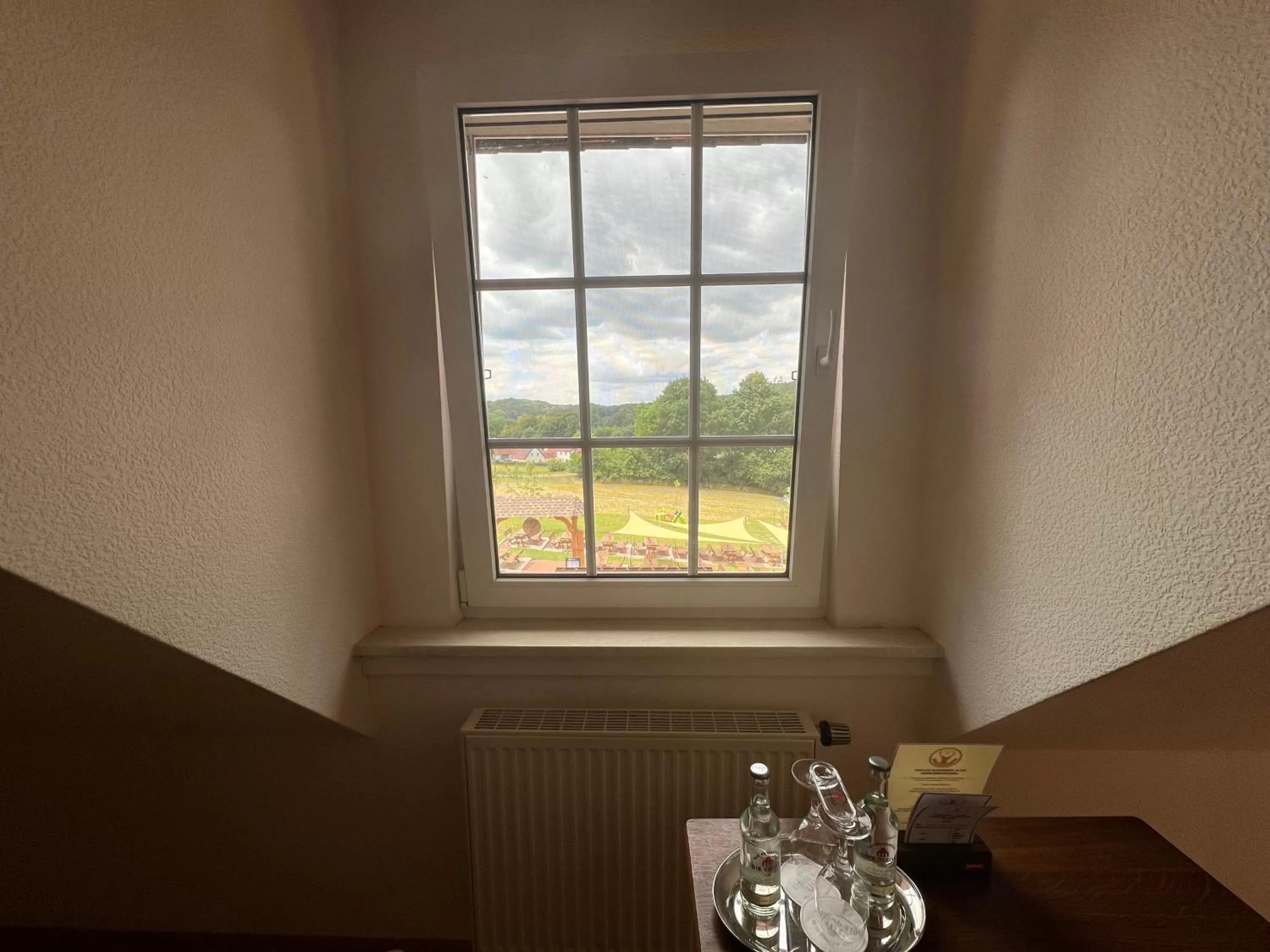 Garden view in Hotel Rehkitz