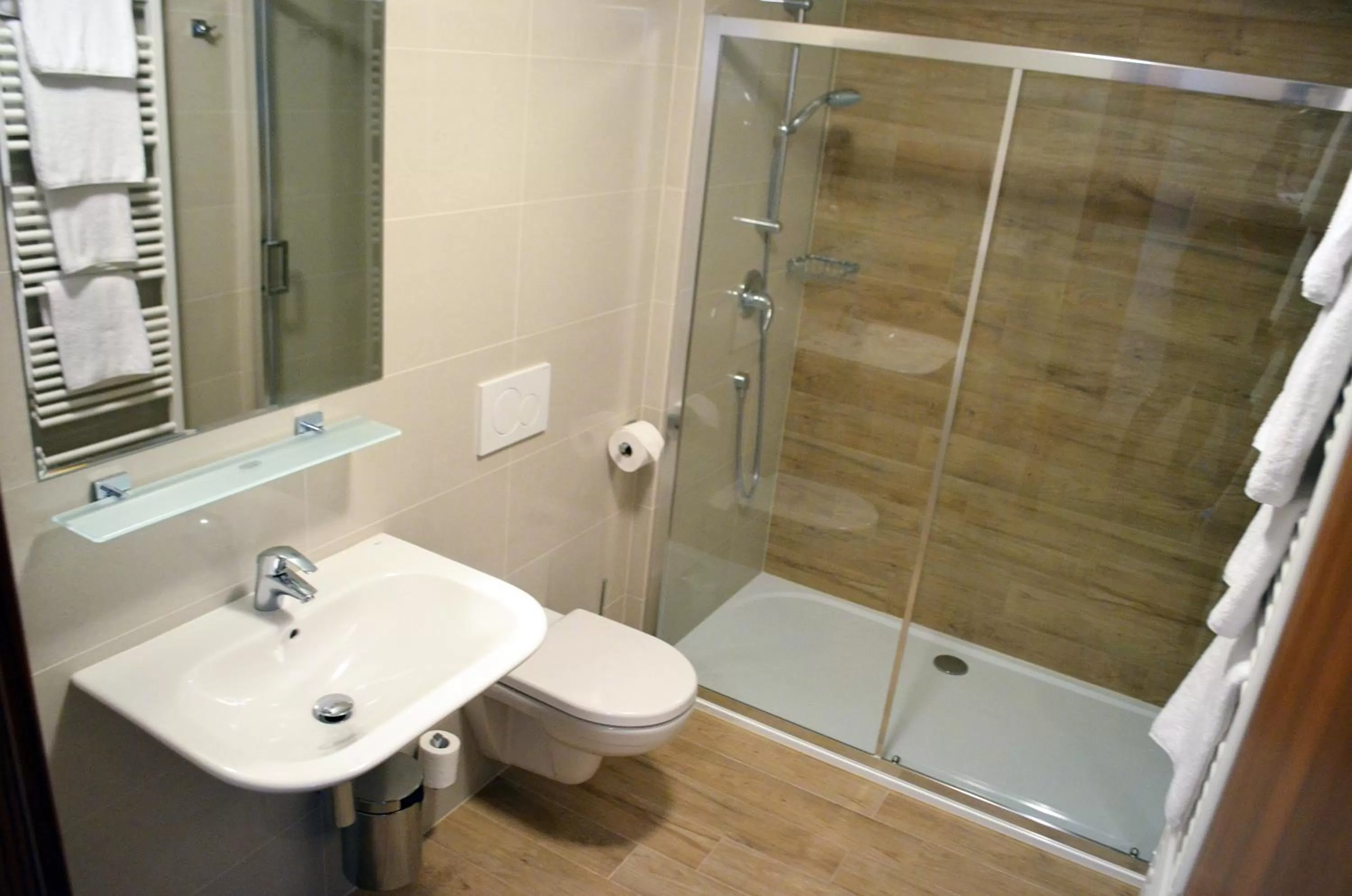 Bathroom in Hotel U Kvapilů