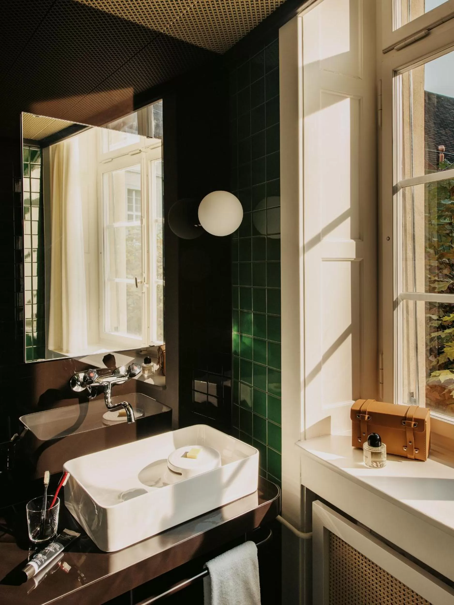 Shower in Boutique & Design Hotel Volkshaus Basel