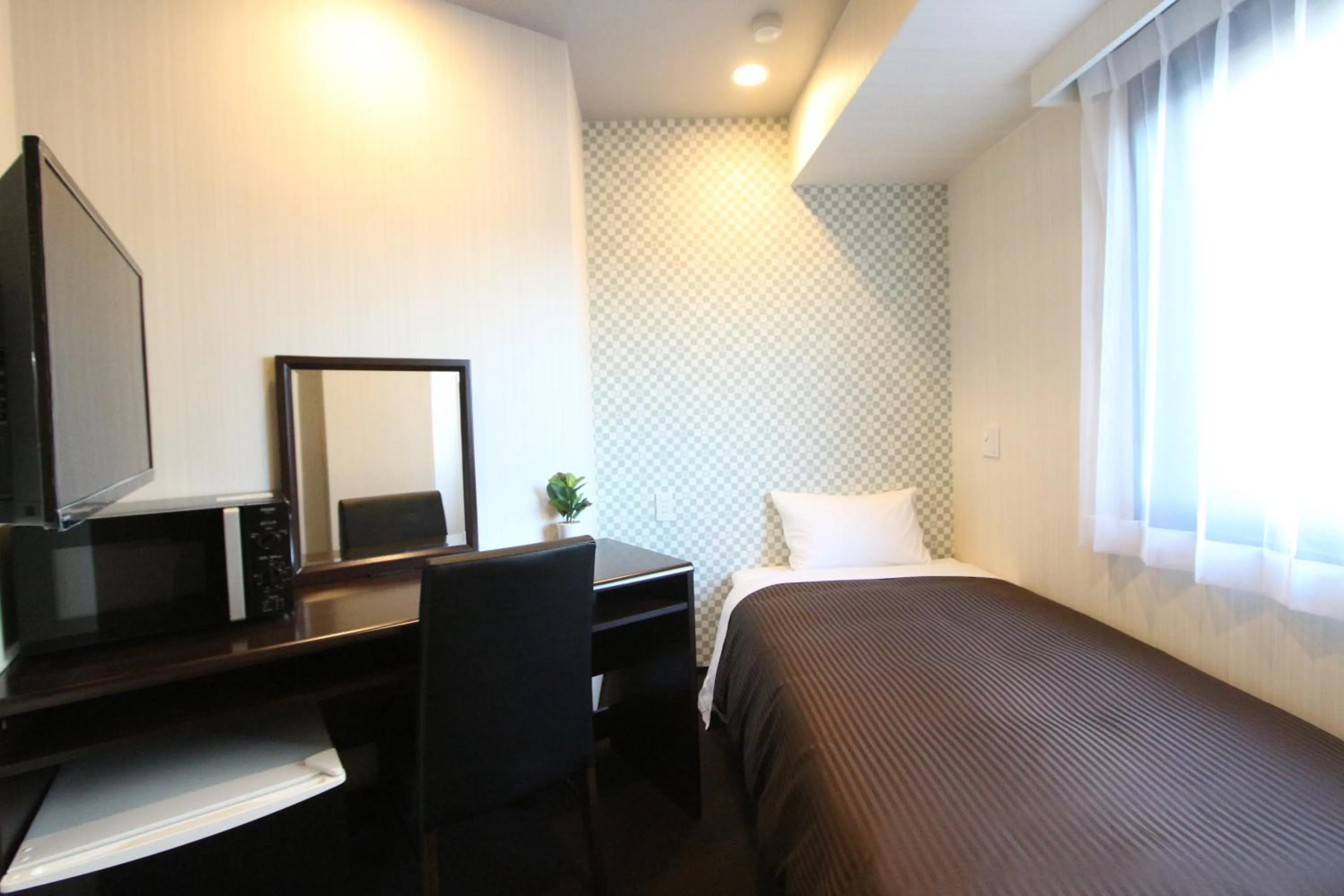 Photo of the whole room, Bed in HOTEL LiVEMAX Nihonbashi Hakozaki