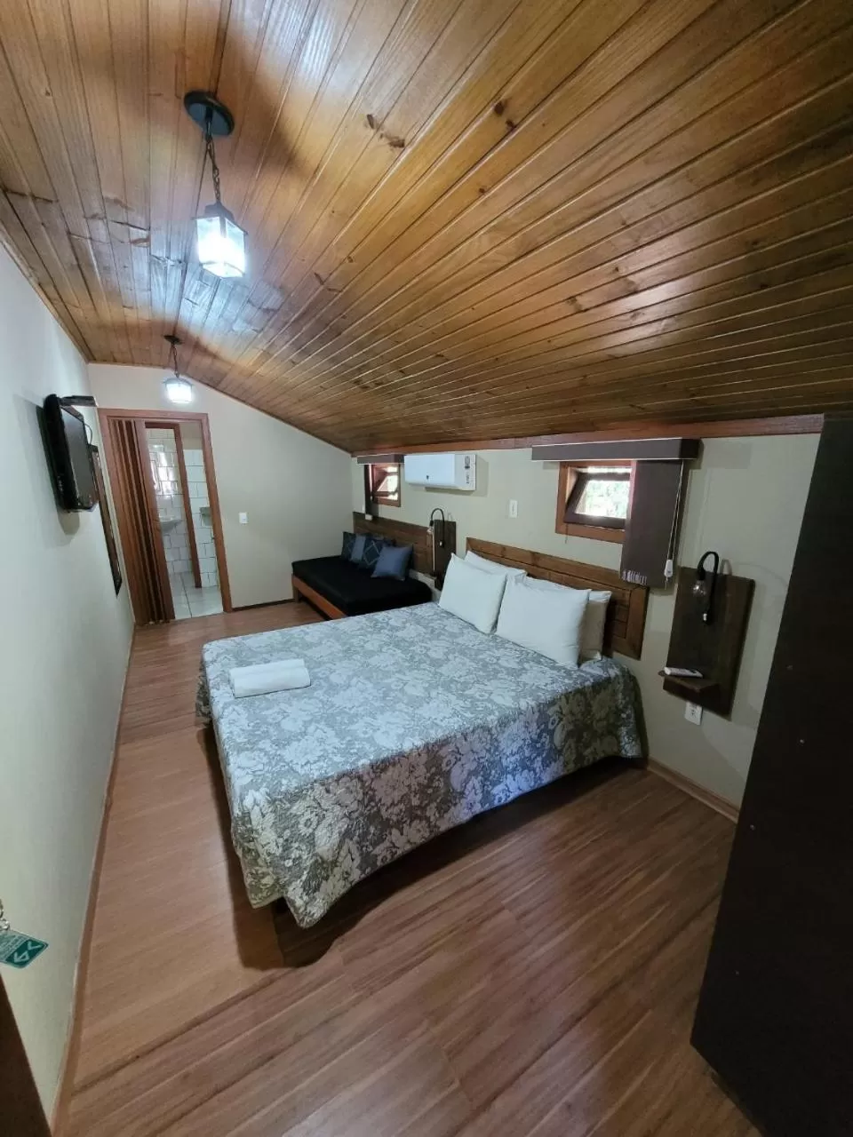 Bed in Pousada Ilha da Magia