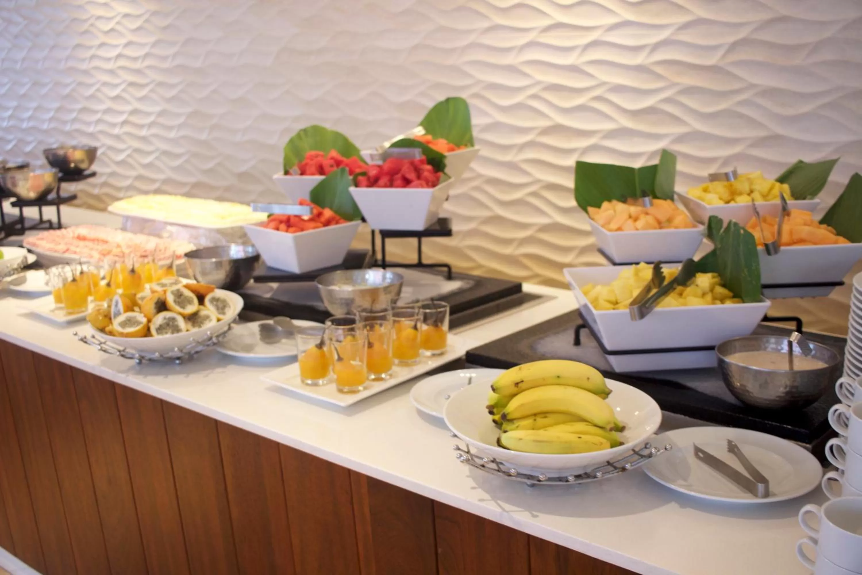 Buffet breakfast in Radisson Cartagena Ocean Pavillion Hotel