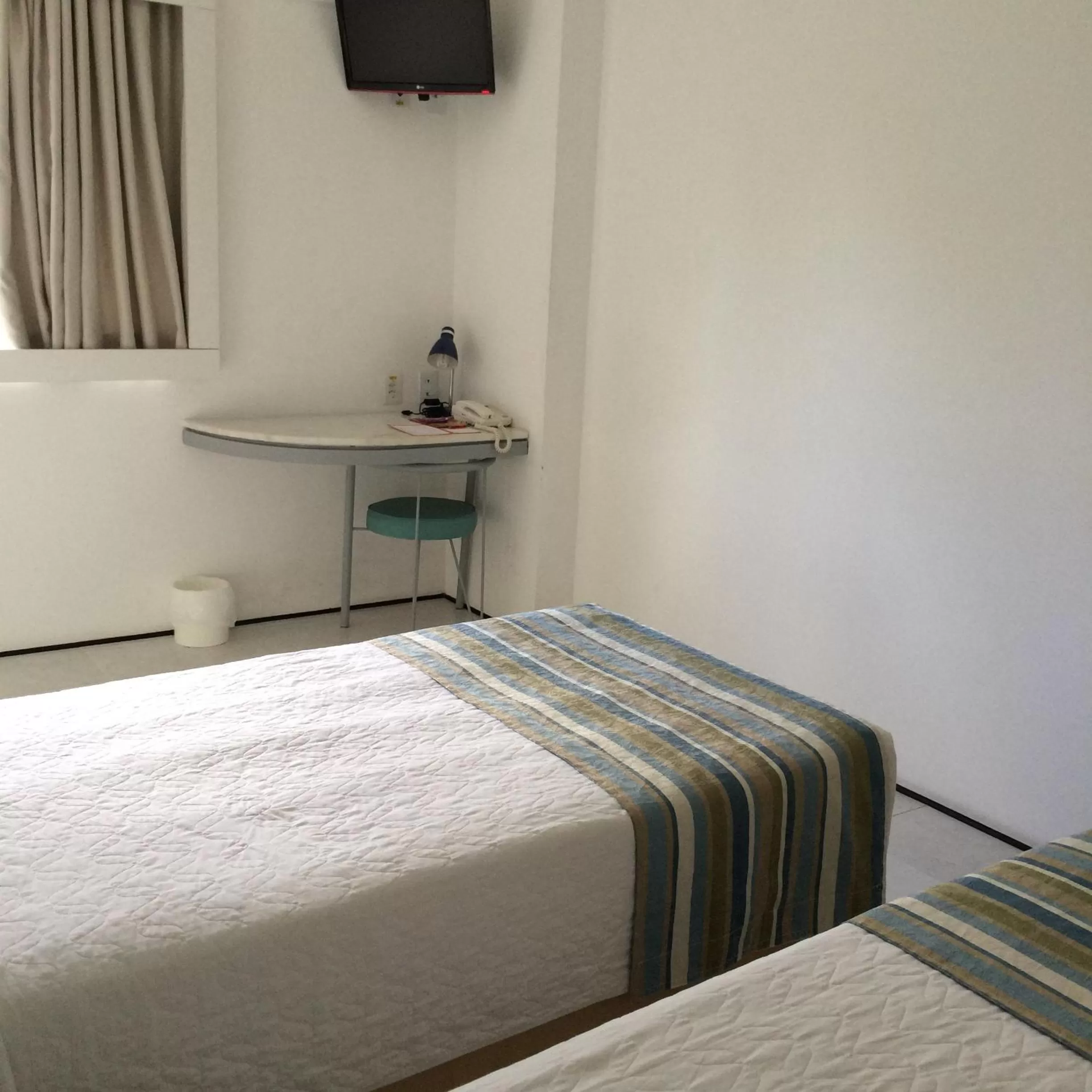 Decorative detail, Bed in Ibis Budget Salvador