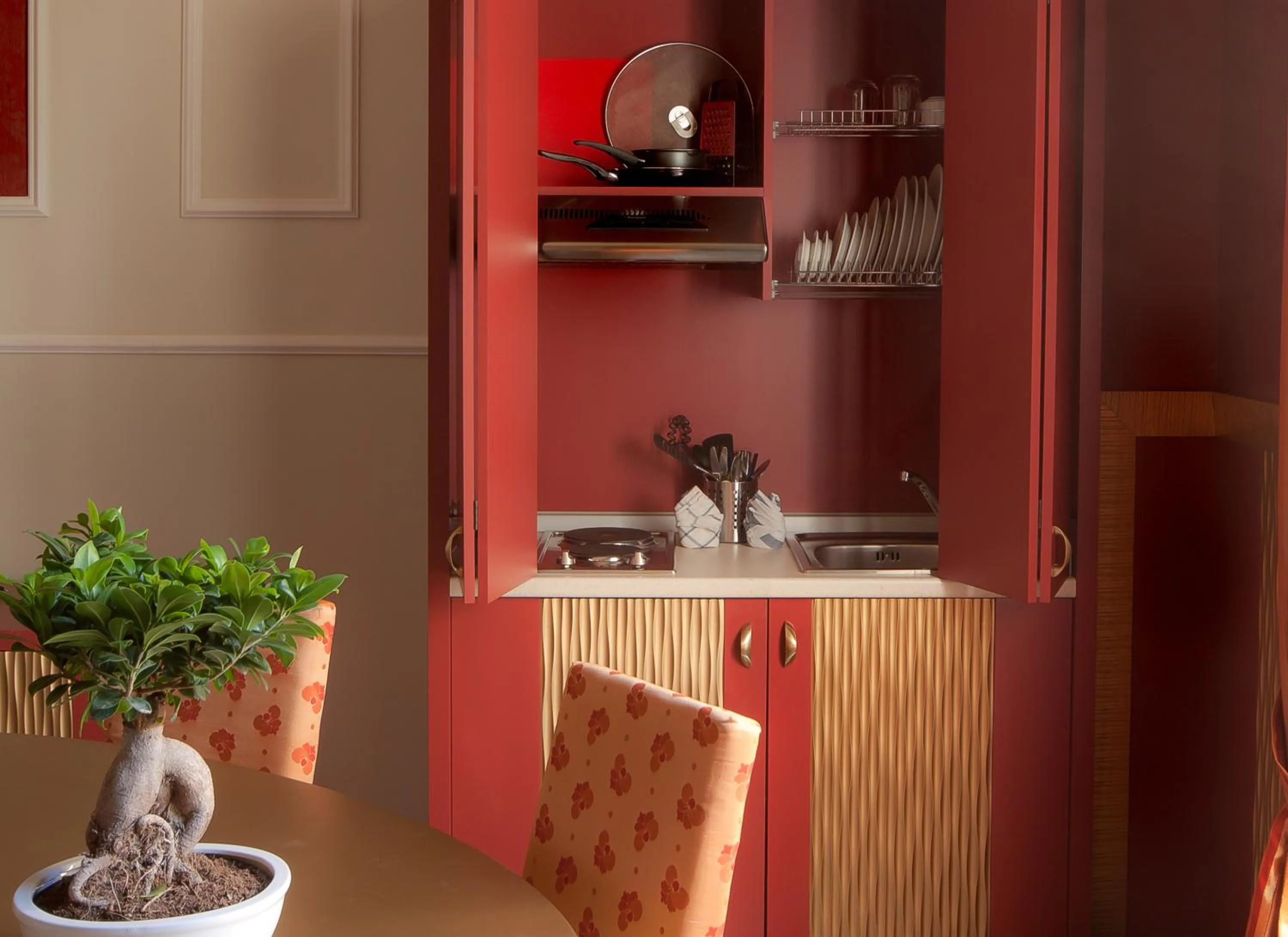 Kitchen or kitchenette in Relais La Corte di Cloris