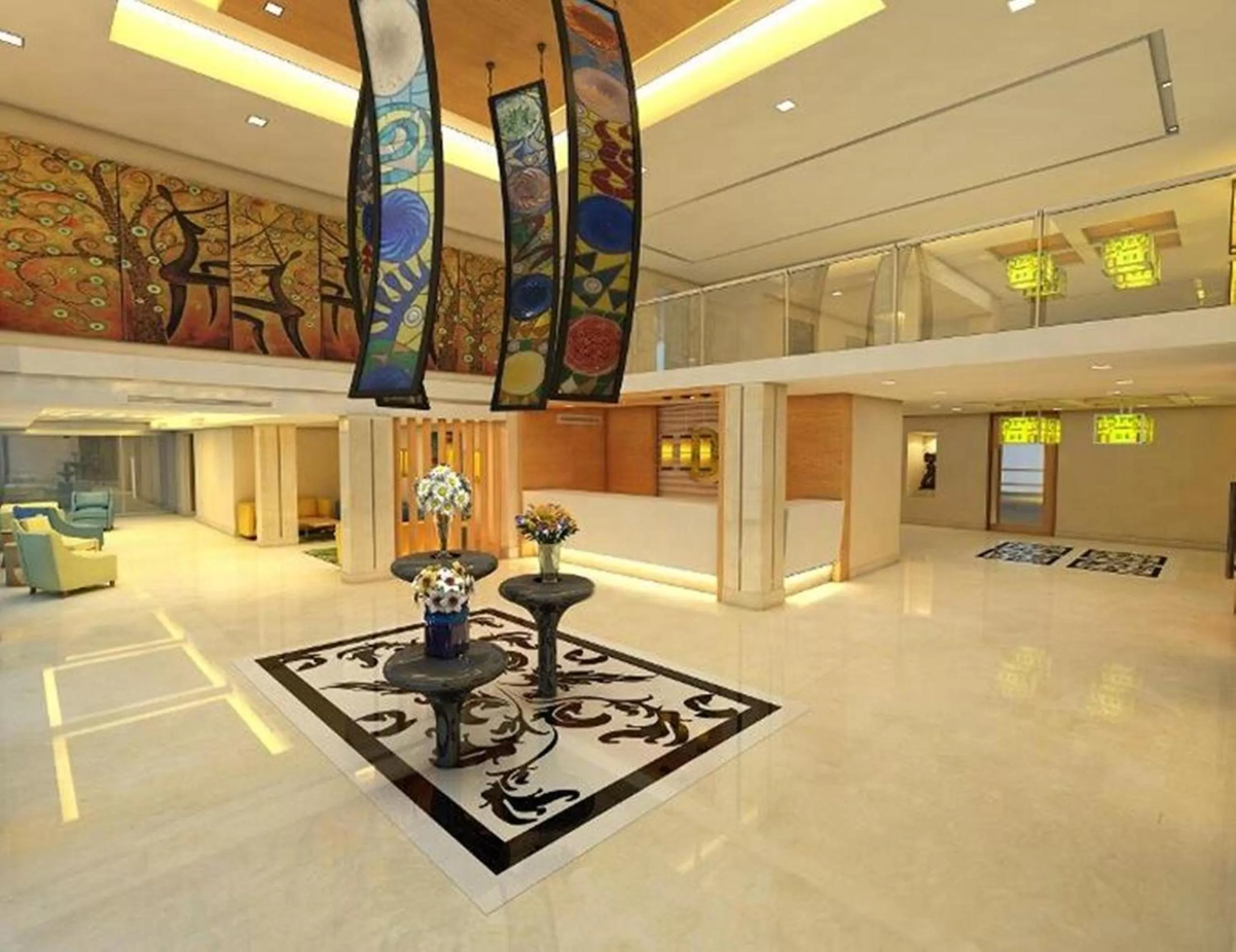 Lobby or reception in Lemon Tree Hotel Shimona Chennai