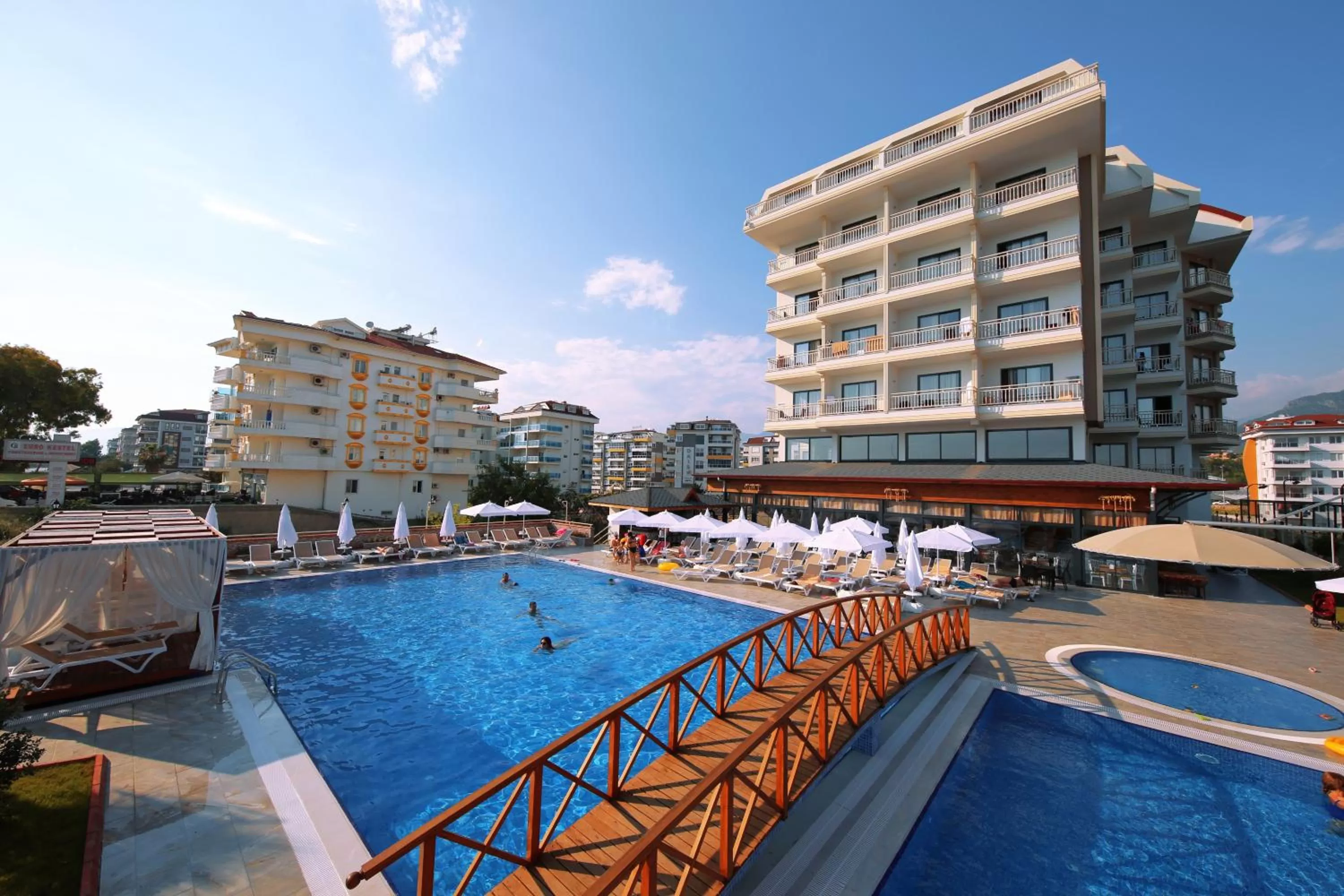 Property building in Sey Beach Hotel & Spa
