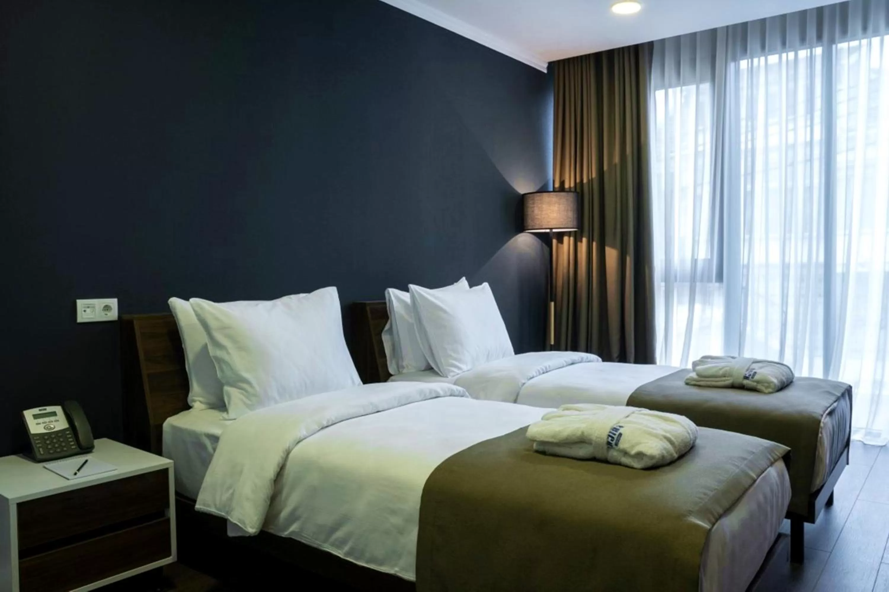 Bed in Bricks Hotel Tbilisi