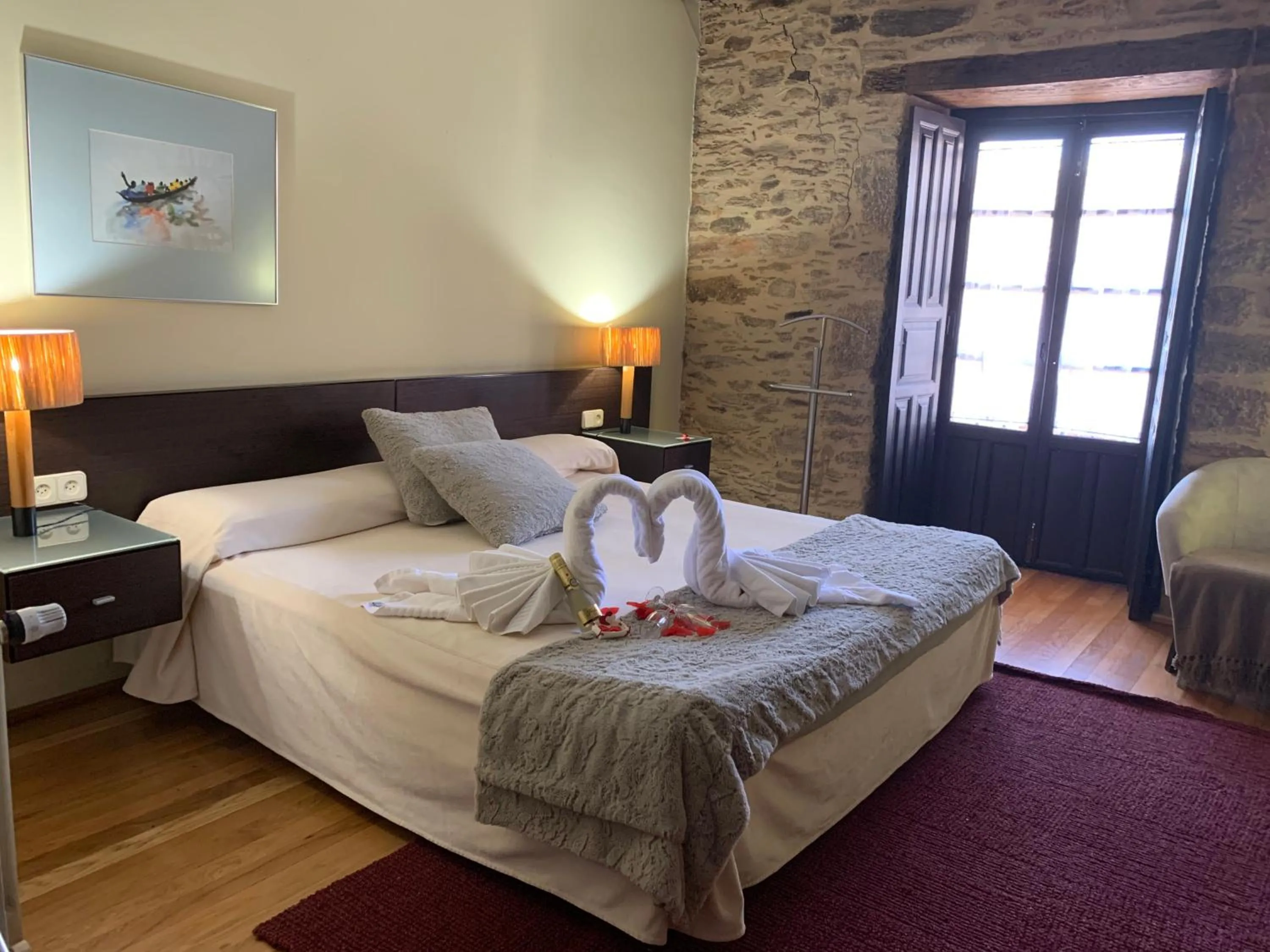 TV and multimedia, Bed in Posada Real La Carteria