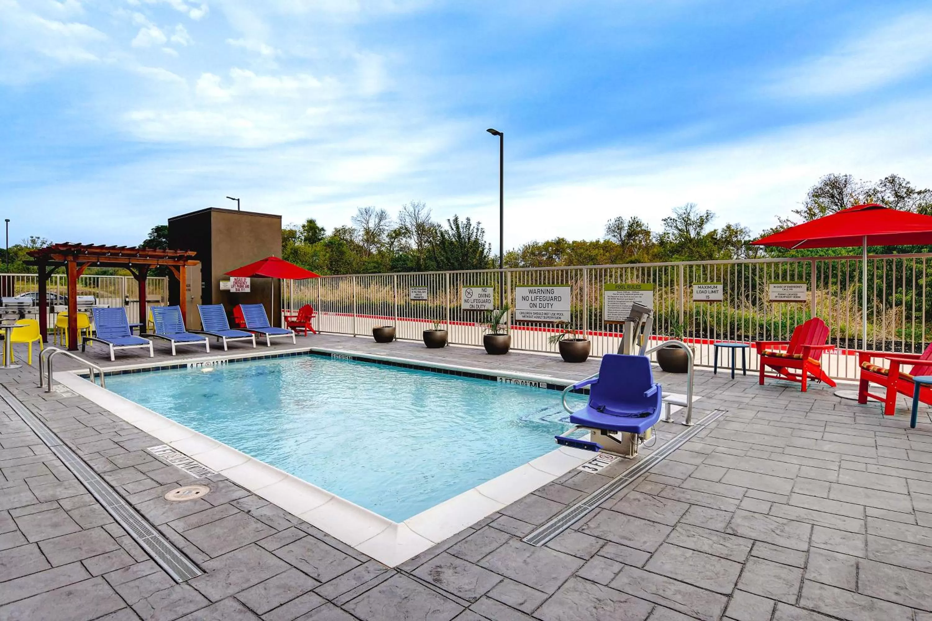 Pool view in Home2 Suites by Hilton North Plano Hwy 75