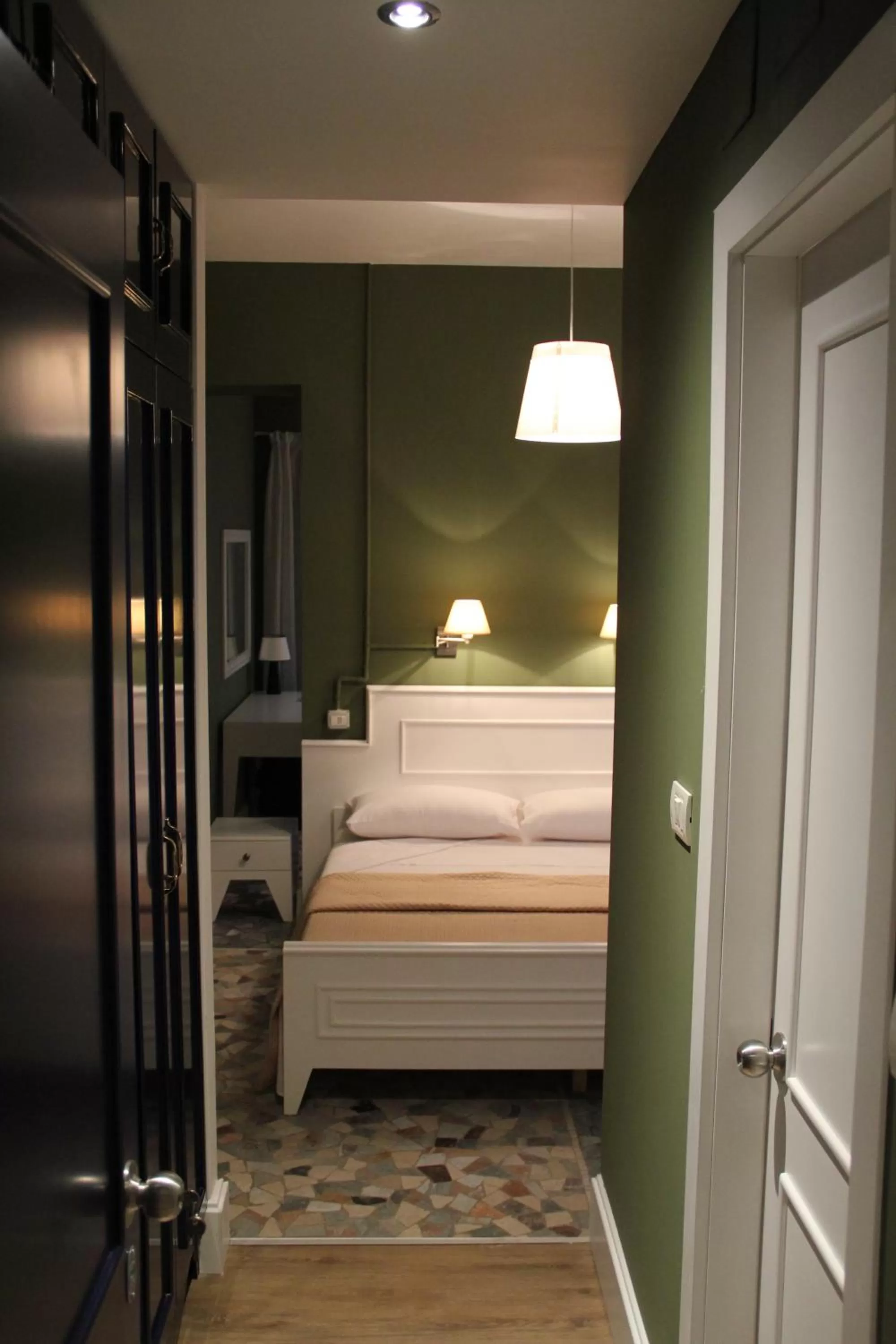 Photo of the whole room, Bed in Artistic Tirana Blloku