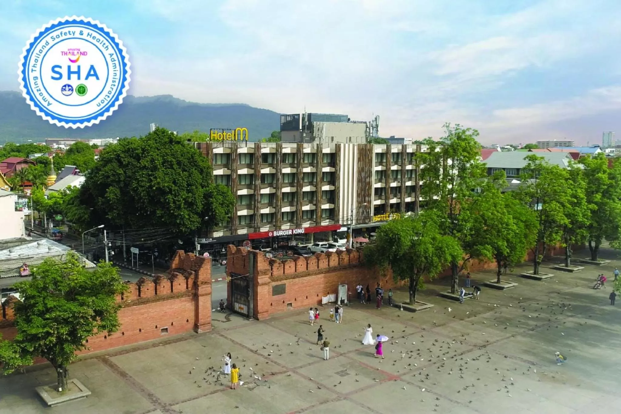 Property building in Hotel M Chiang Mai