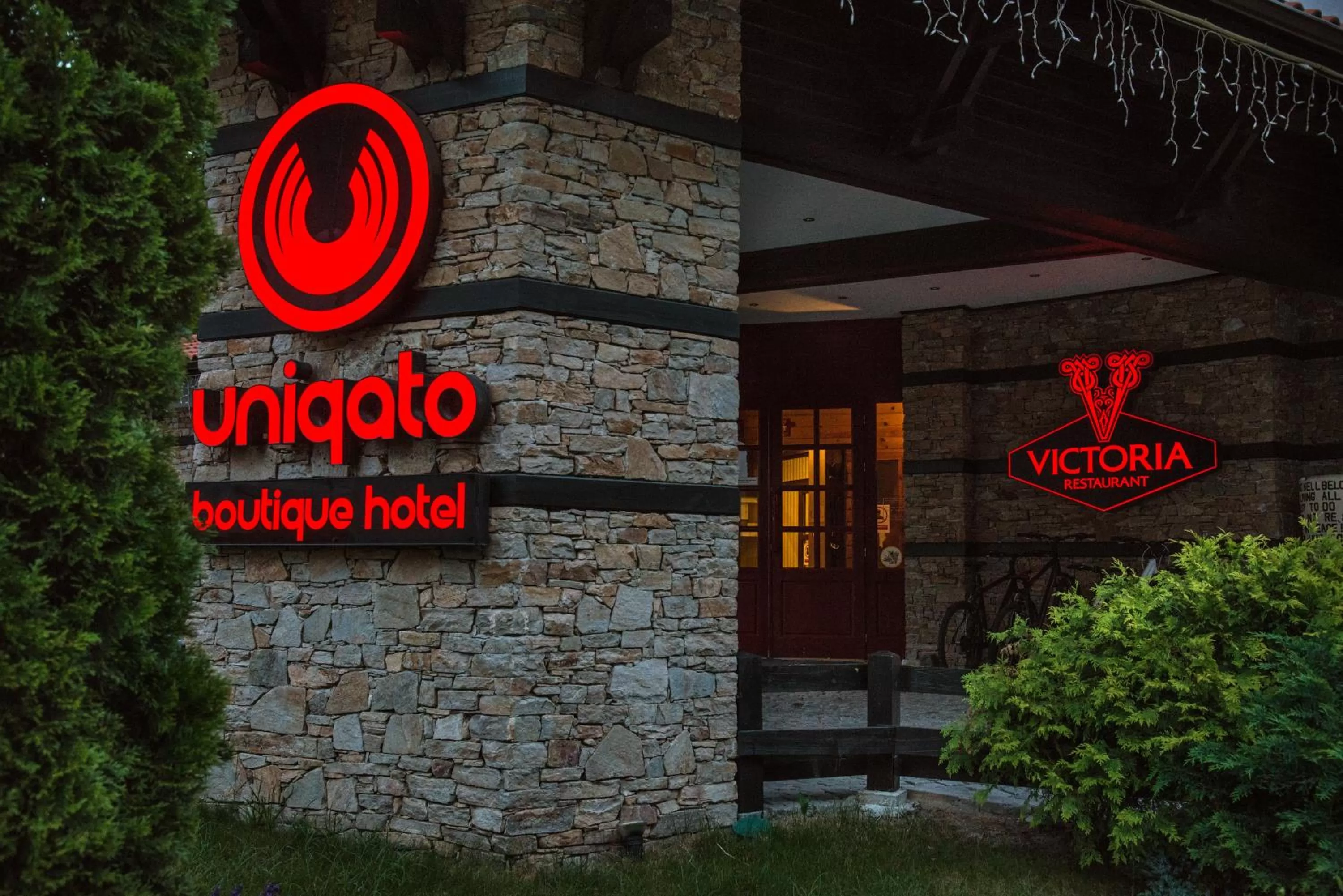 Logo/Certificate/Sign in Boutique Hotel Uniqato