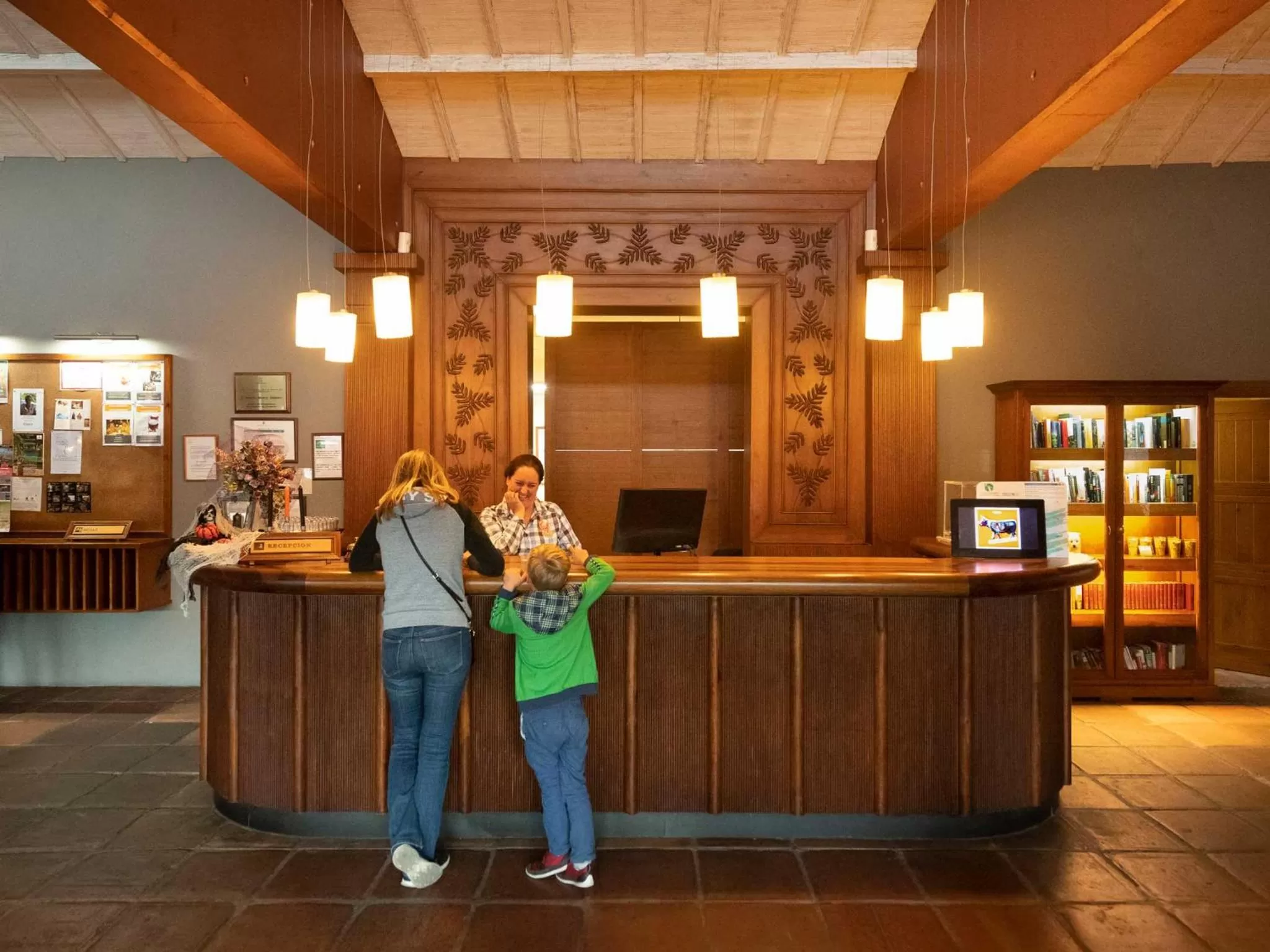 Lobby or reception in Hotel Fuerte Grazalema