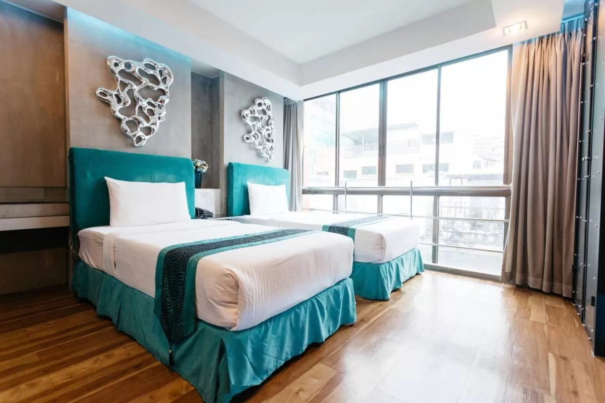 Bed in Blutique Hotel