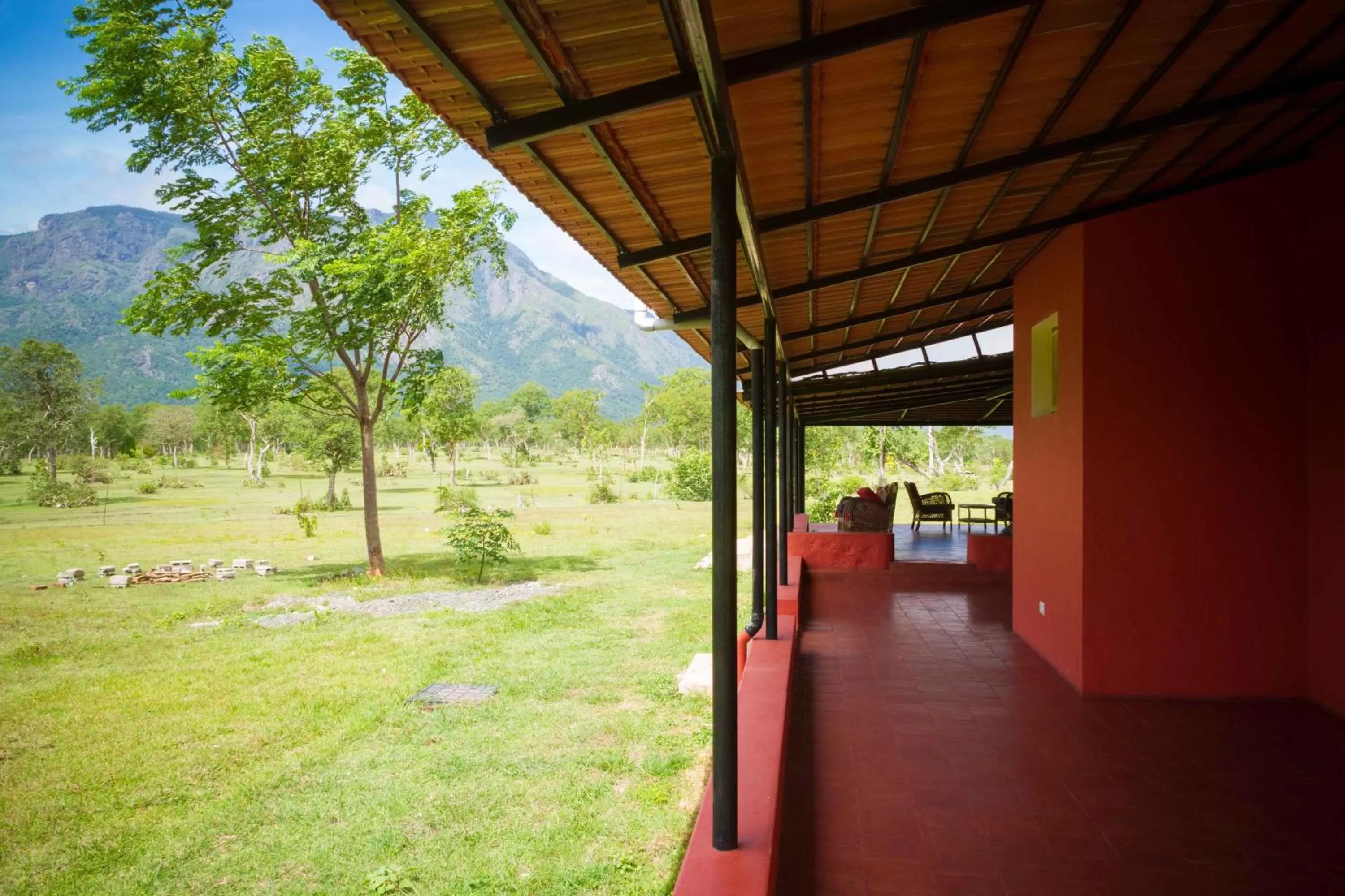 Patio in LABDHI RESORTS Stag Groups not allowed