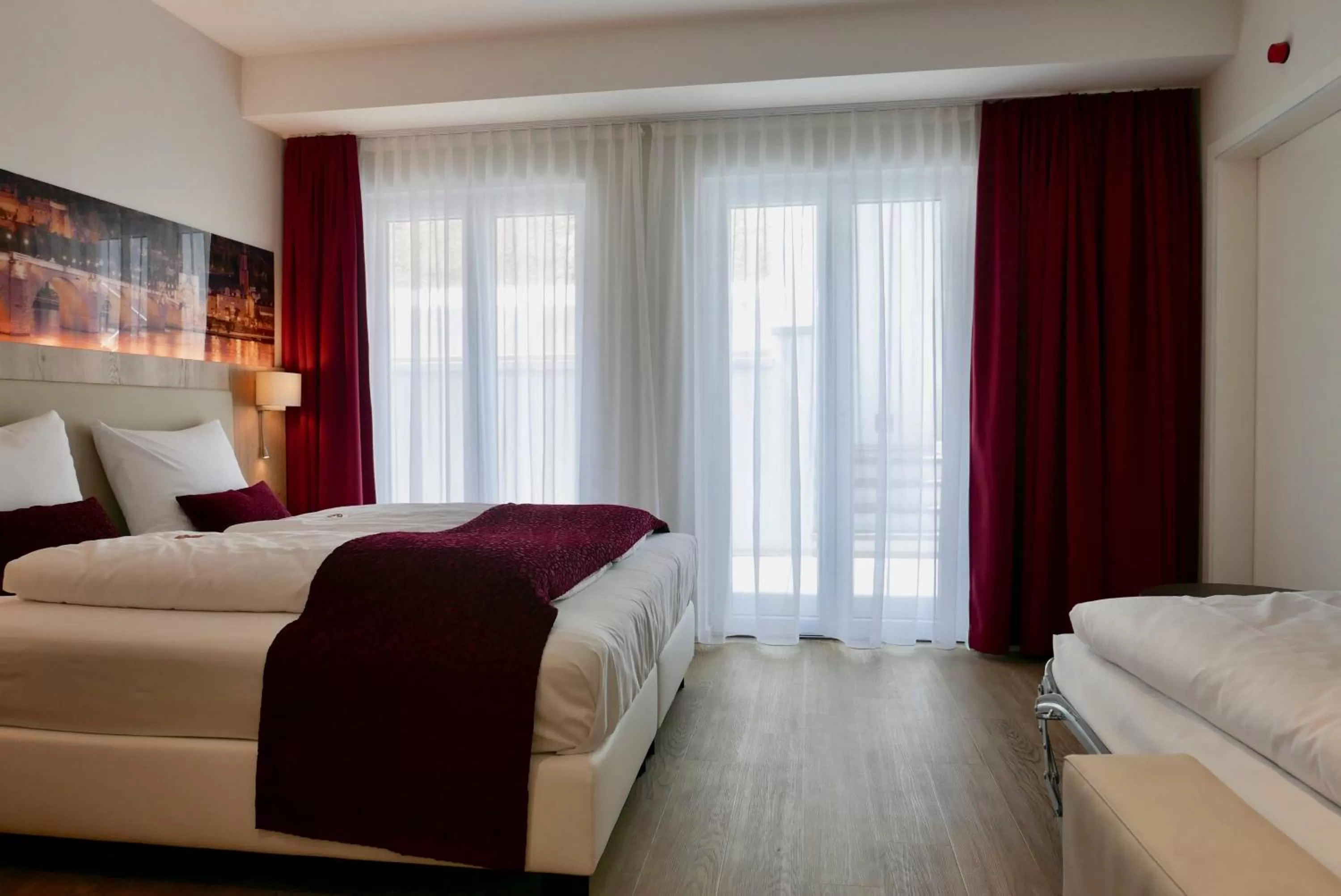 Photo of the whole room, Bed in Rafaela Hotel Heidelberg
