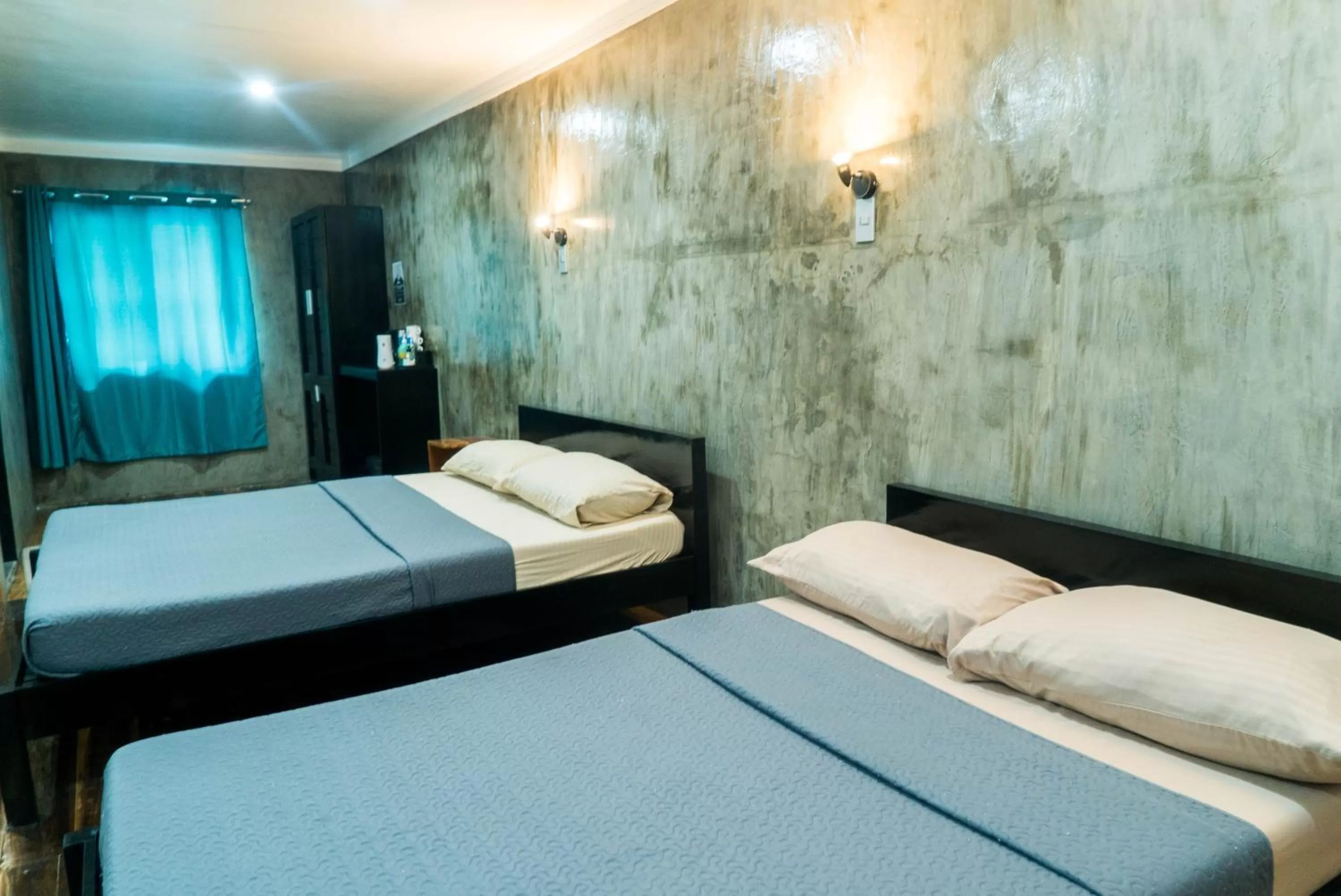 Bed in OKEANOS HOTEL