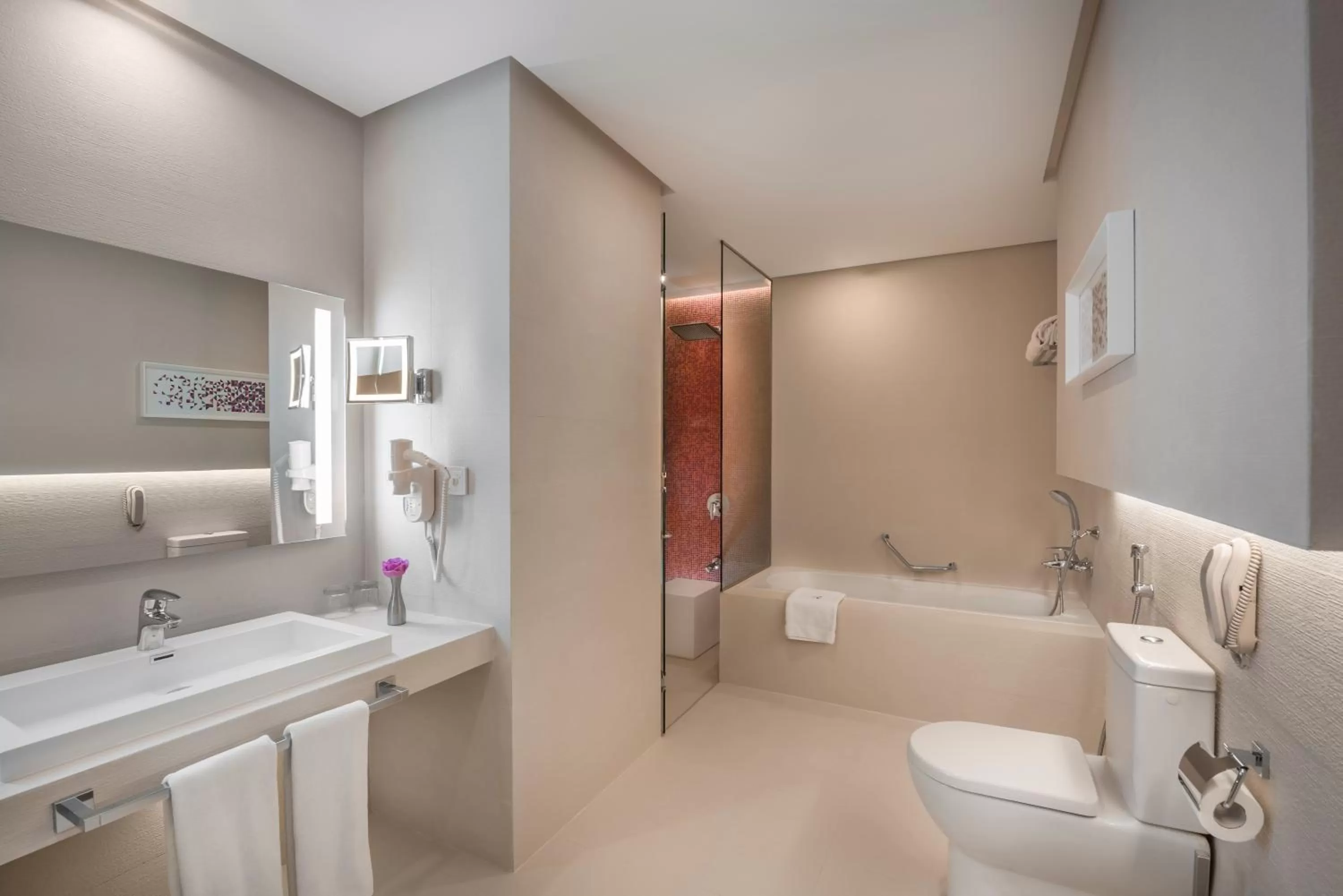 Bathroom in The Act Hotel Sharjah