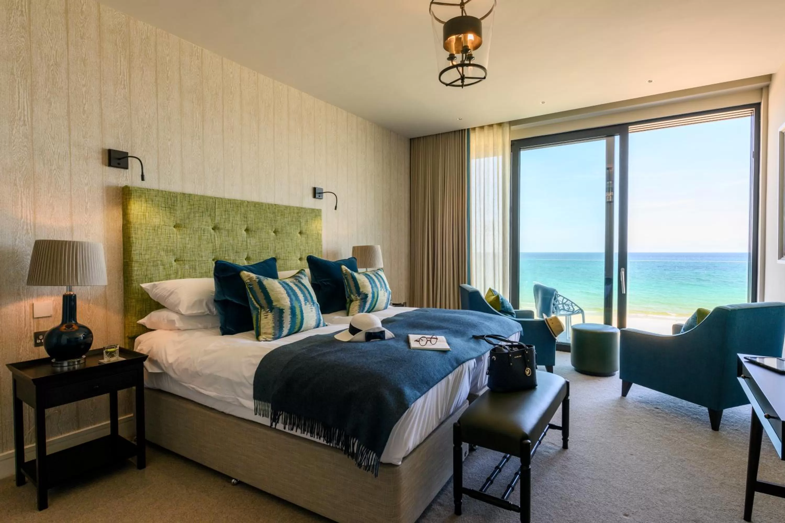 Bed in Carbis Bay and Spa Hotel