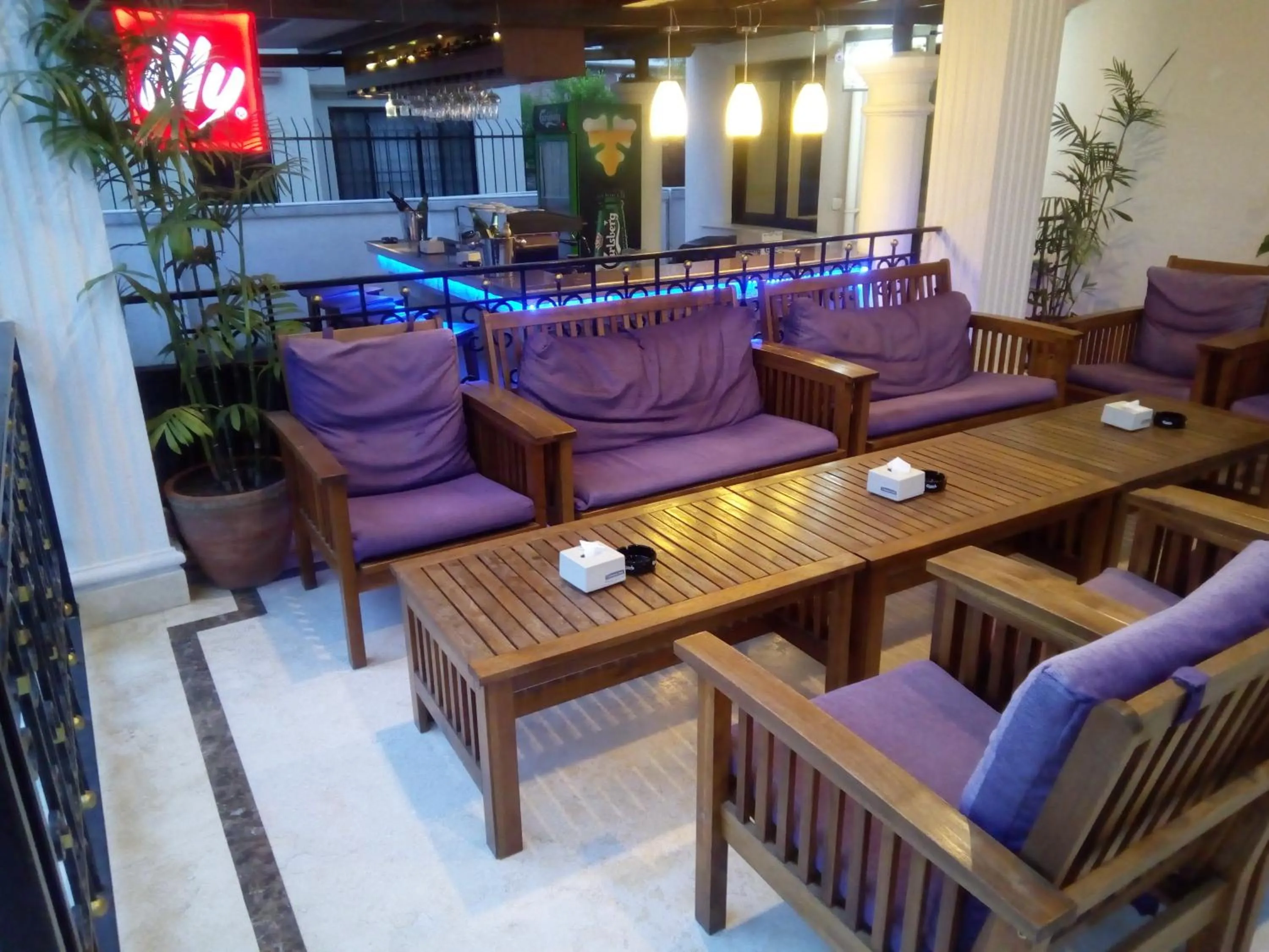 Seating area in Hotel Harmika - Boudha, Kathmandu