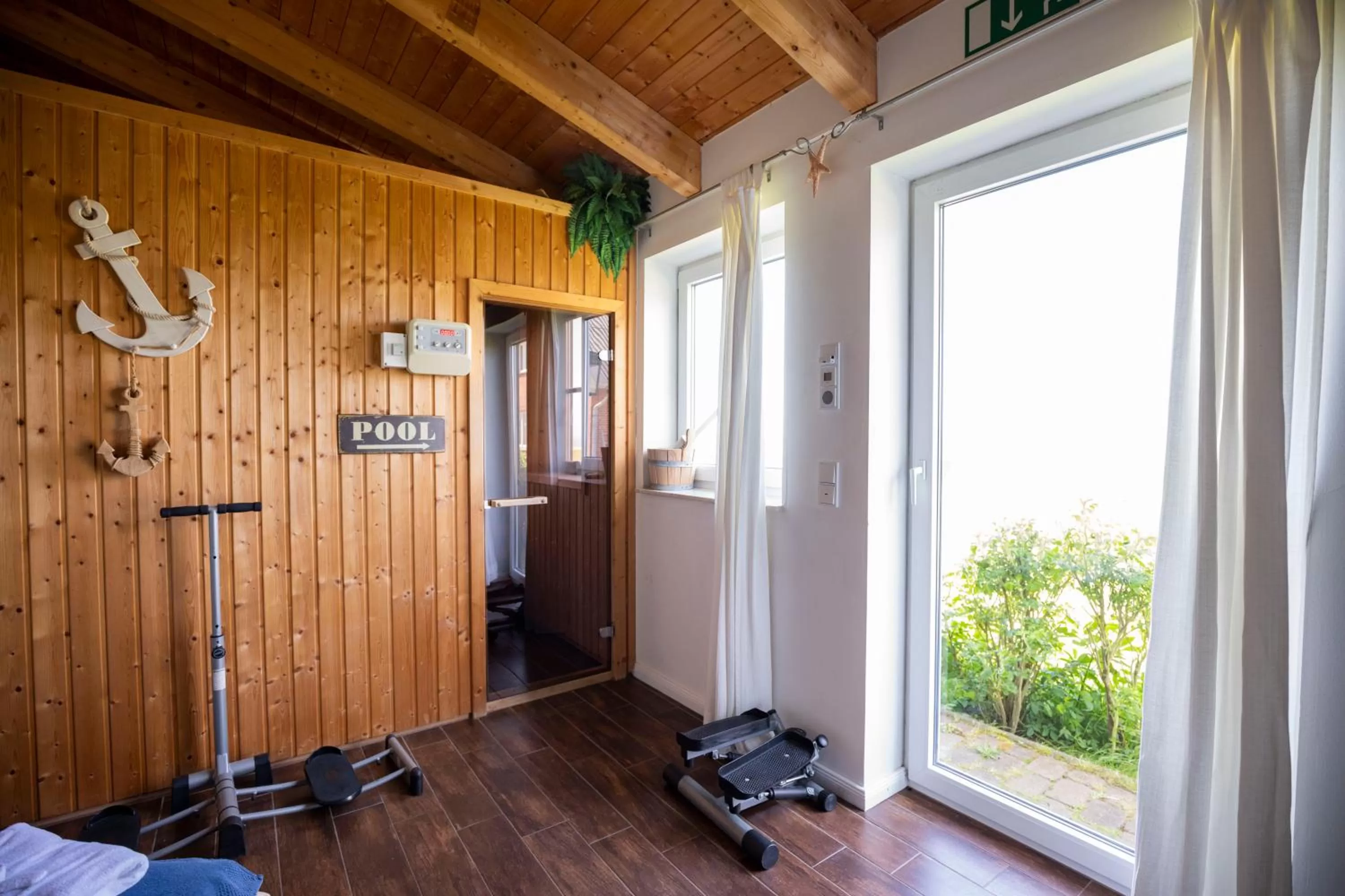 Sauna in Anker's Hörn - Hotel & Restaurant auf der Hallig Langeness