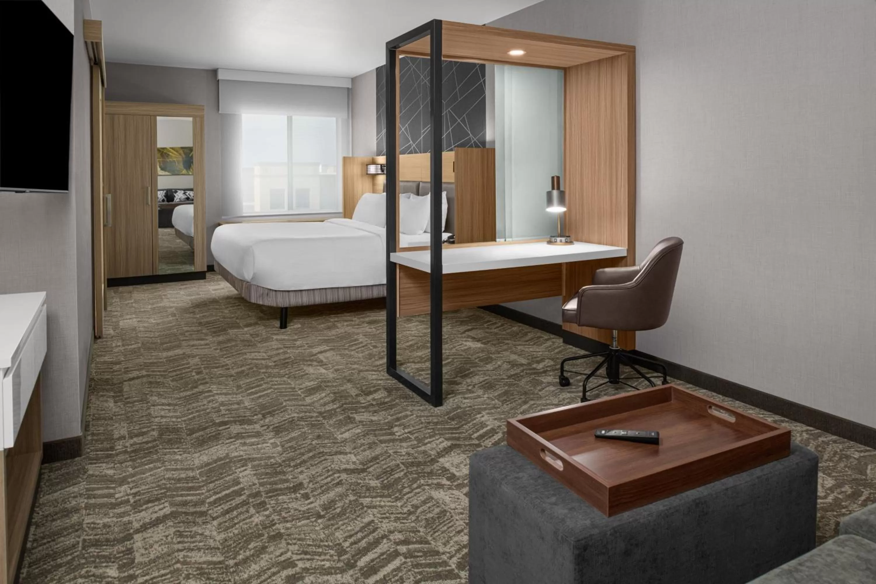 Bedroom, Bed in SpringHill Suites by Marriott Riverside Redlands