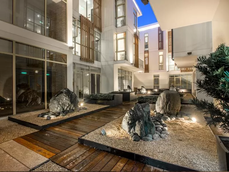 Patio in Glenwood City Resort