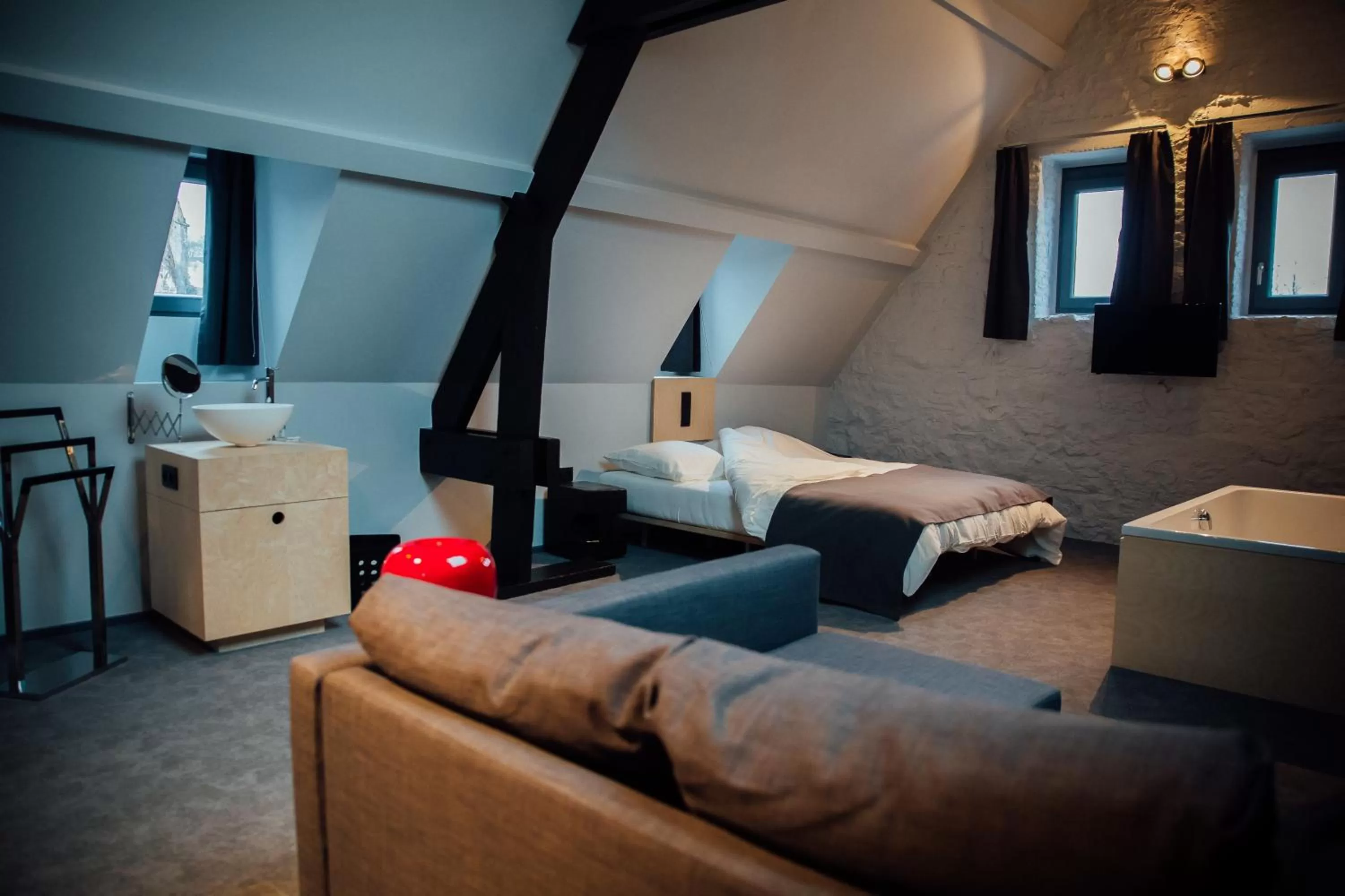 Bed in Auberge de l'Abbaye