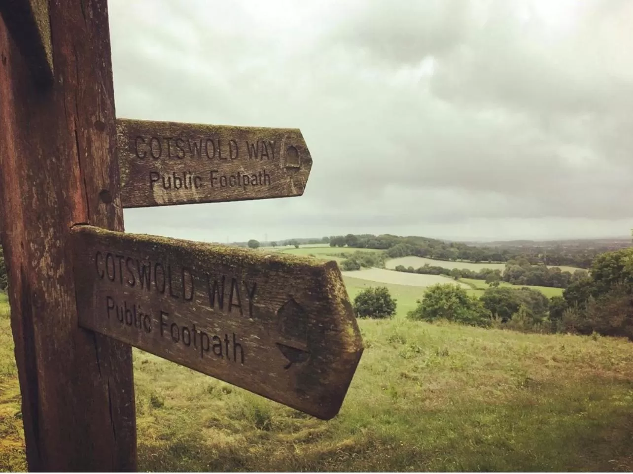 Hiking in The Bell at Old Sodbury