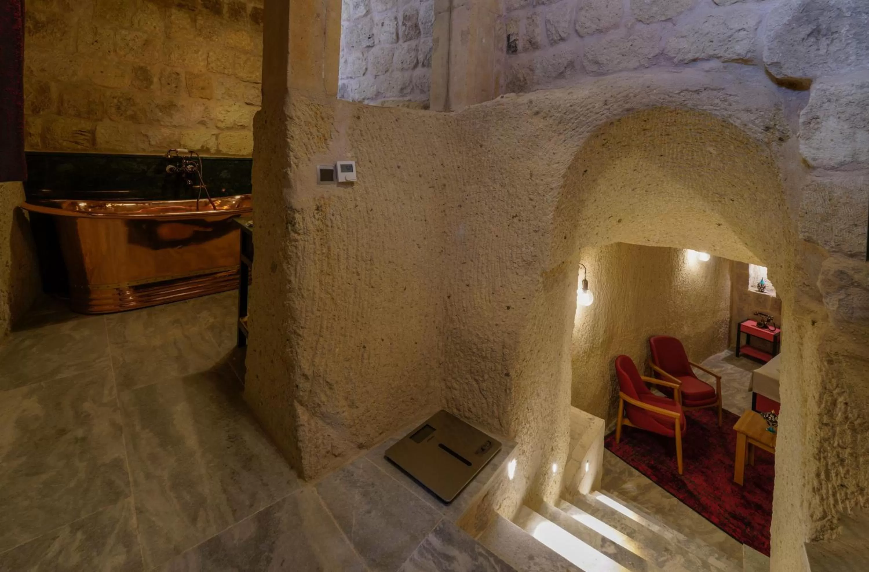 Living room in The Niche Cave Hotel