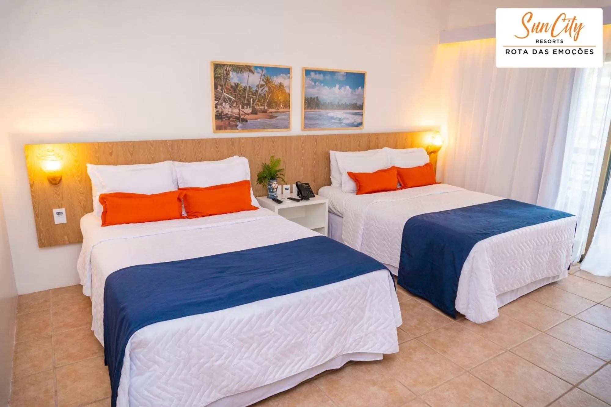 Bedroom, Bed in Sun City Rota das Emoções